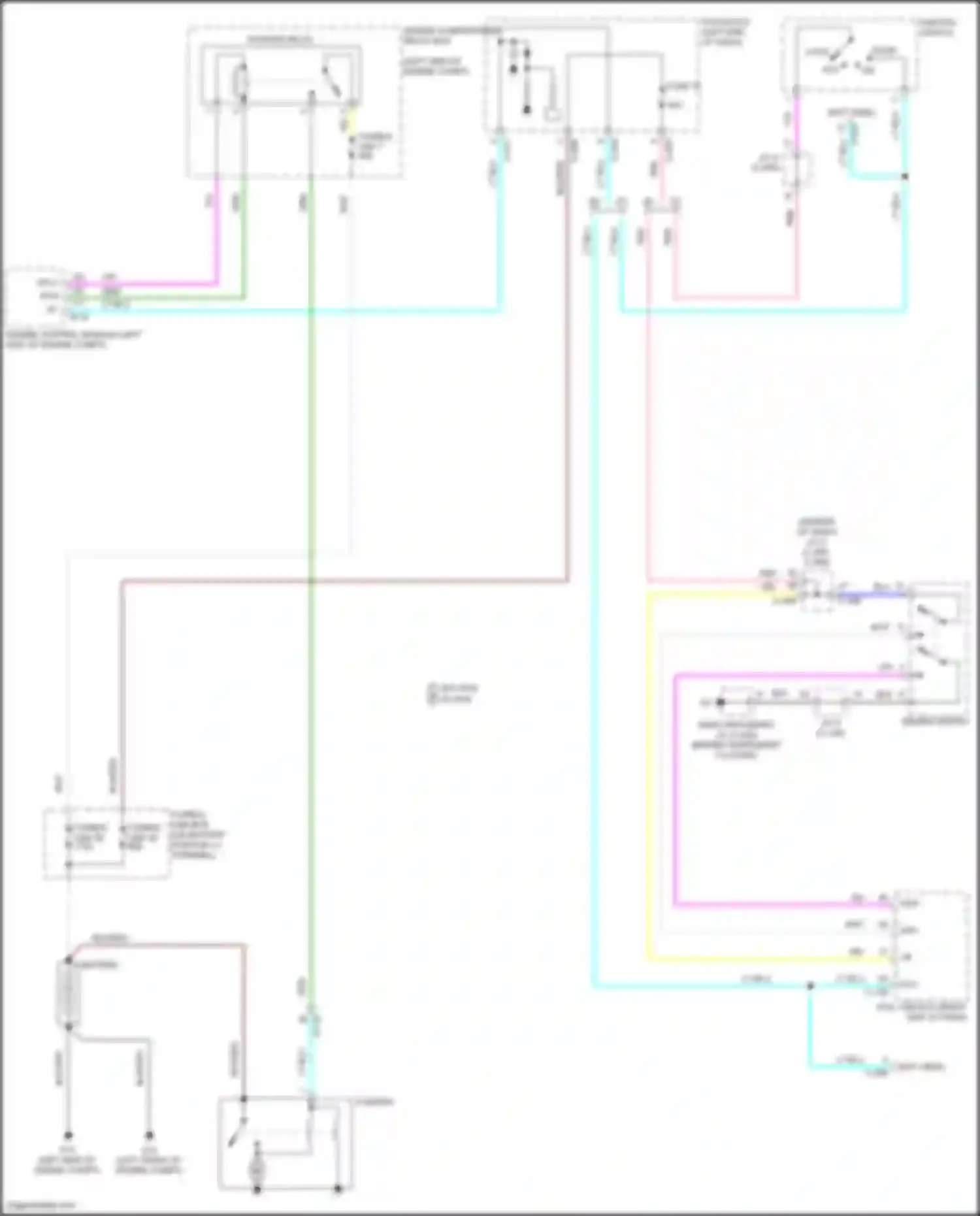 Wiring diagram fusible link 39 for Mitsubishi Eclipse Cross I facelift (2020-2024) (4 of 5)