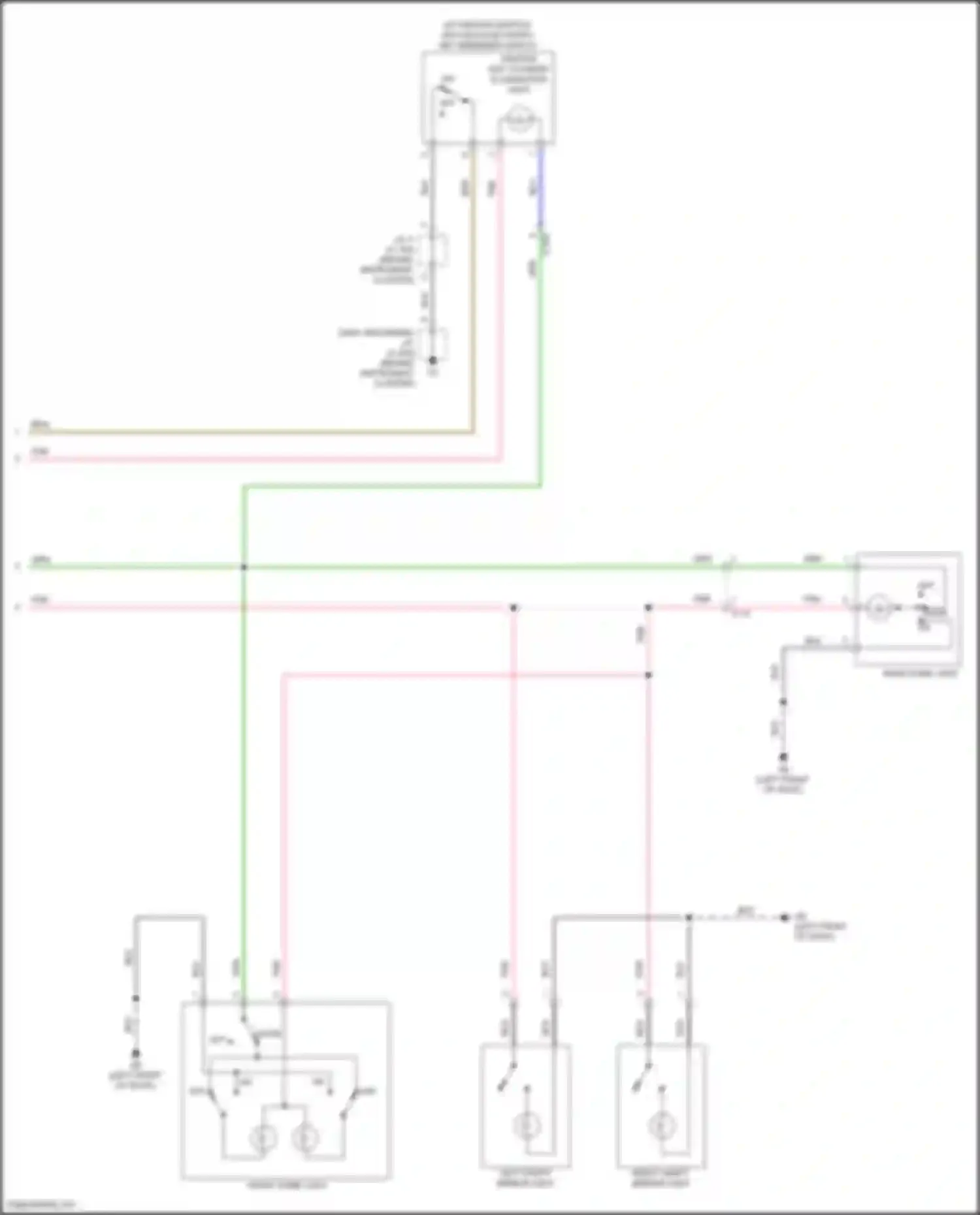 Wiring diagram ignition key cylinder illumination light for Mitsubishi Eclipse Cross I facelift (2020-2024) (1 of 1)