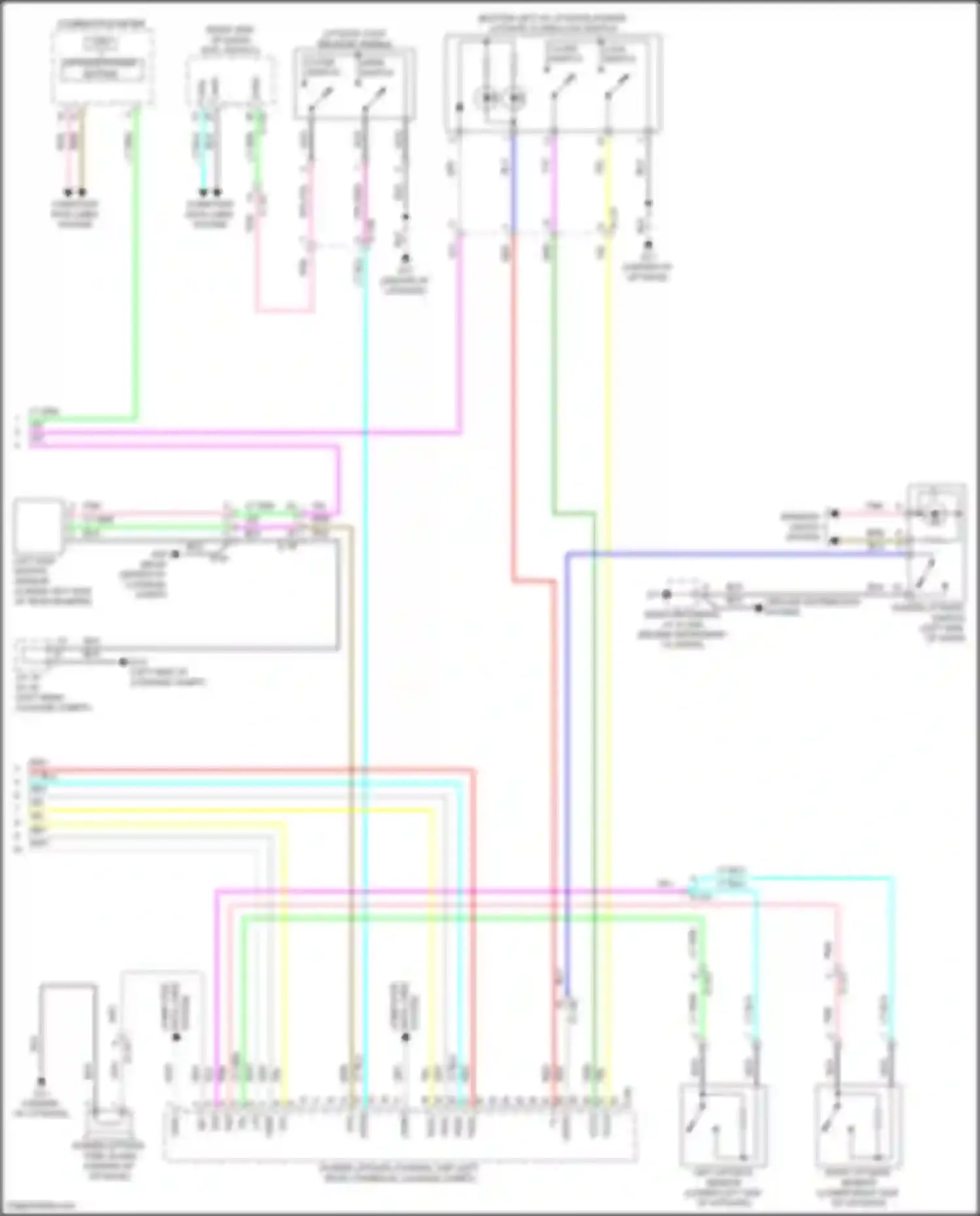 Wiring diagram open switch for Mitsubishi Eclipse Cross I facelift (2020-2024) (5 of 6)