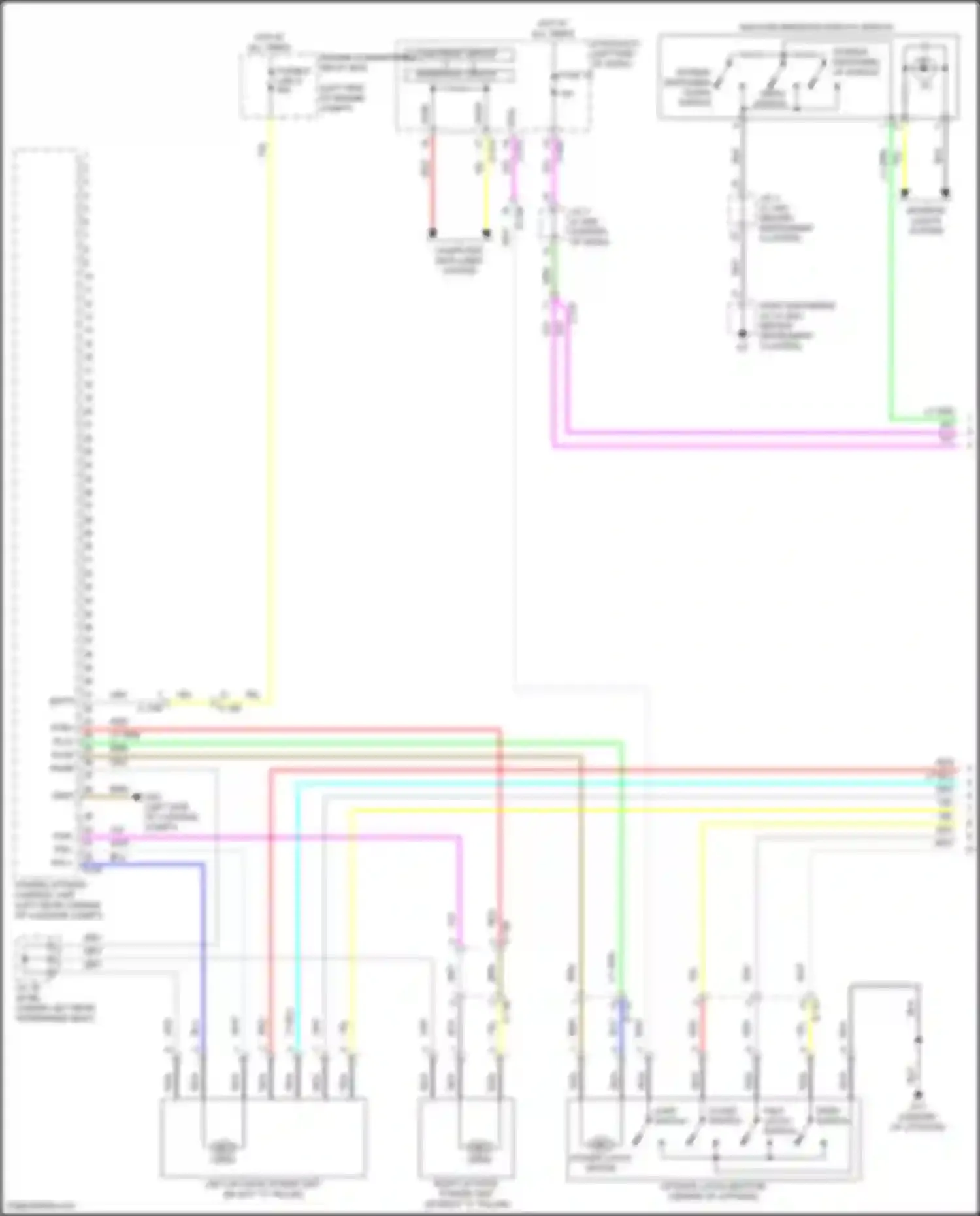 Wiring diagram open switch for Mitsubishi Eclipse Cross I facelift (2020-2024) (4 of 6)