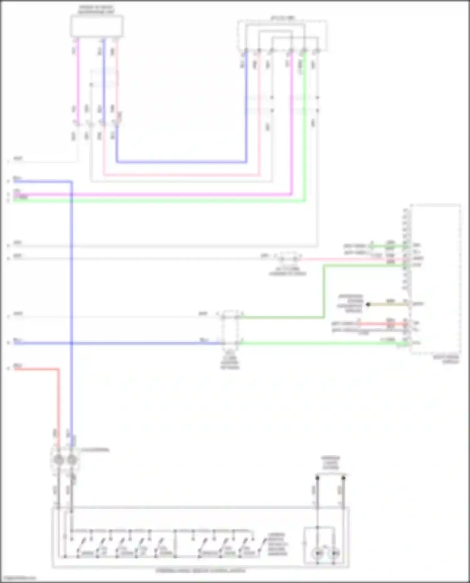 Wiring diagram red for Mitsubishi Eclipse Cross I facelift (2020-2024) (45 of 95)