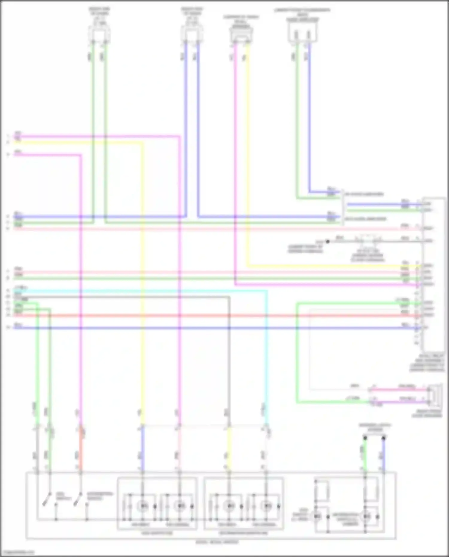 Wiring diagram sos switch ind for Mitsubishi Eclipse Cross I facelift (2020-2024) (1 of 1)