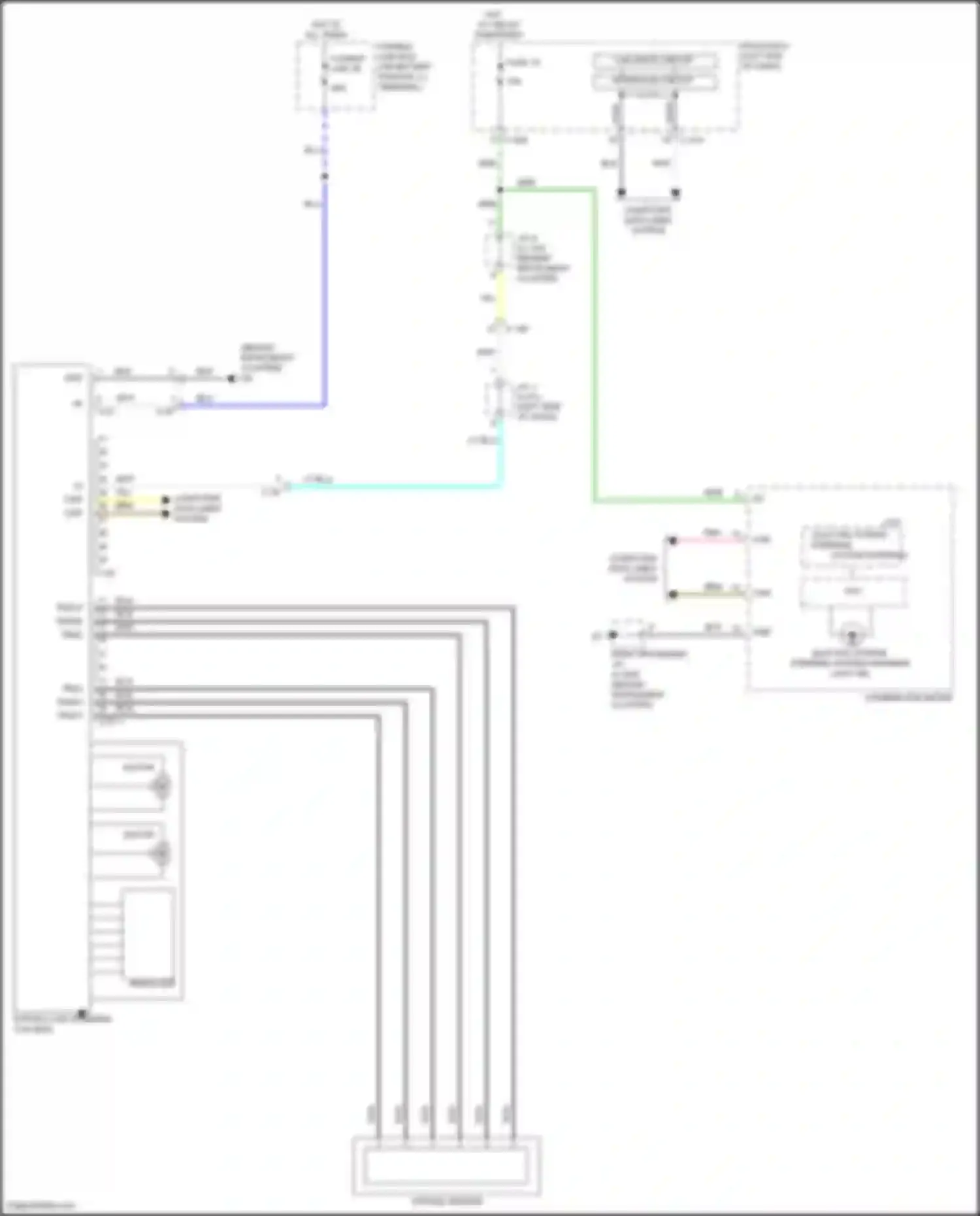Wiring diagram torque sensor for Mitsubishi Eclipse Cross I facelift (2020-2024) (1 of 1)