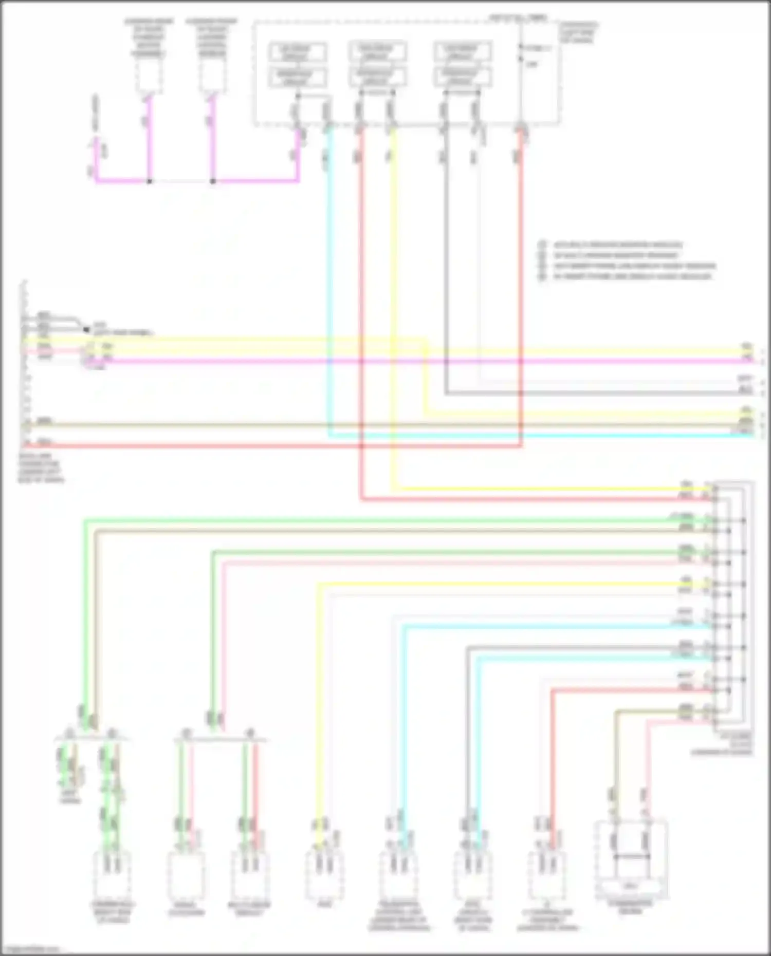 Eclipse Cross Mitsubishi I (2017-2022): Computer data lines circuit (1 of 3)