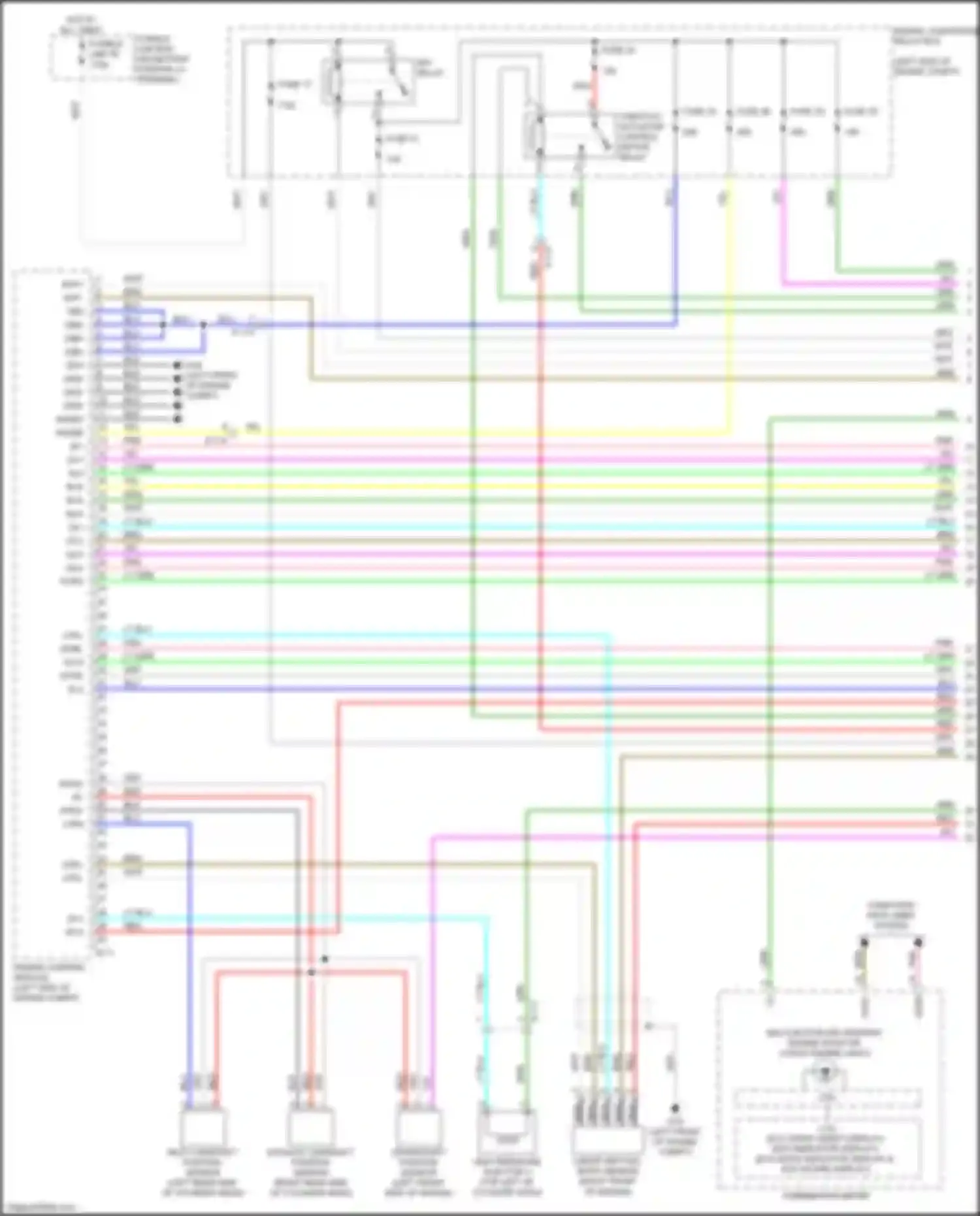 Eclipse Cross Mitsubishi I (2017-2022): Wiring diagram engine performance 1.5l turbo (1 of 5)