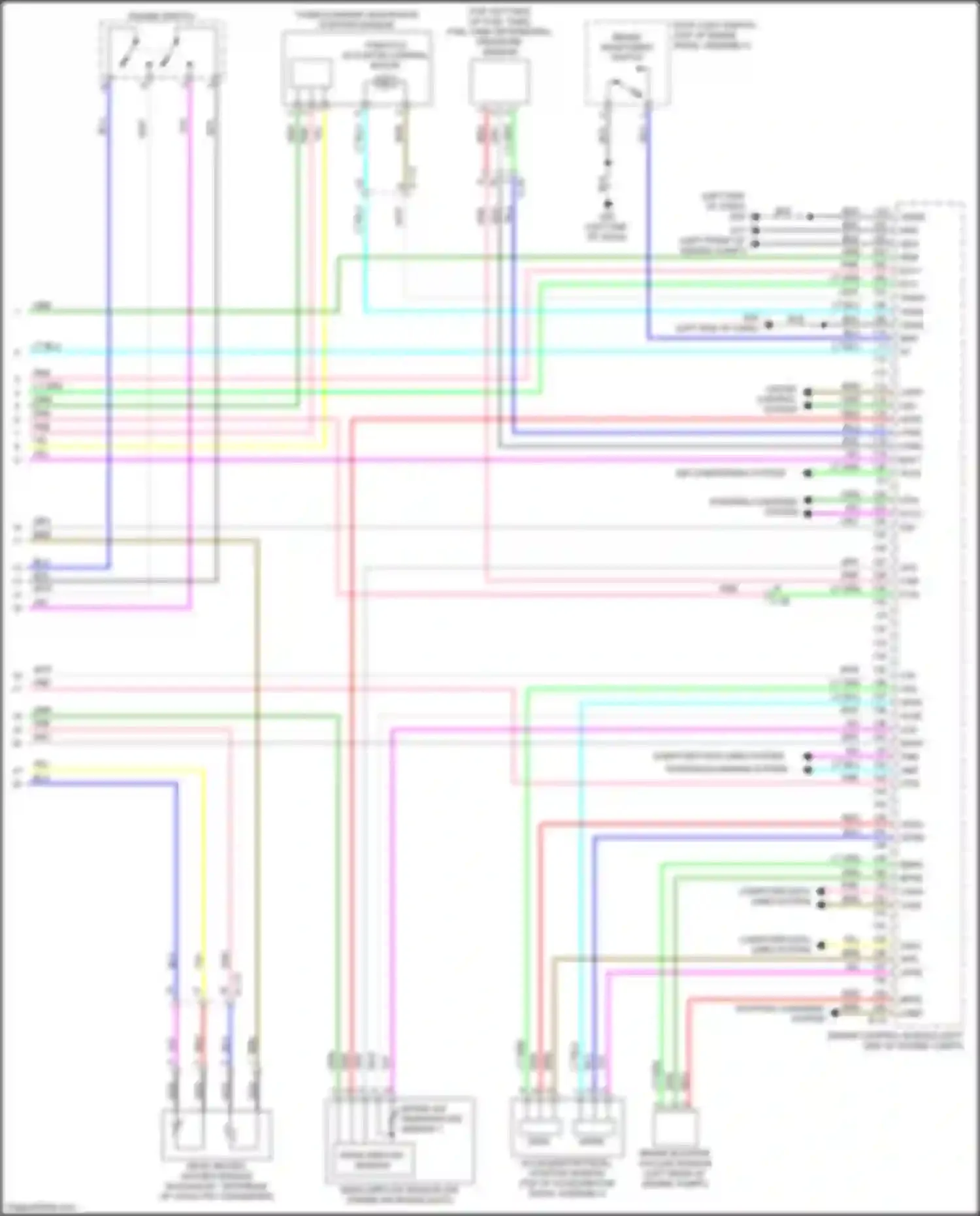 Eclipse Cross Mitsubishi I (2017-2022): Wiring diagram engine performance 1.5l turbo (5 of 5)