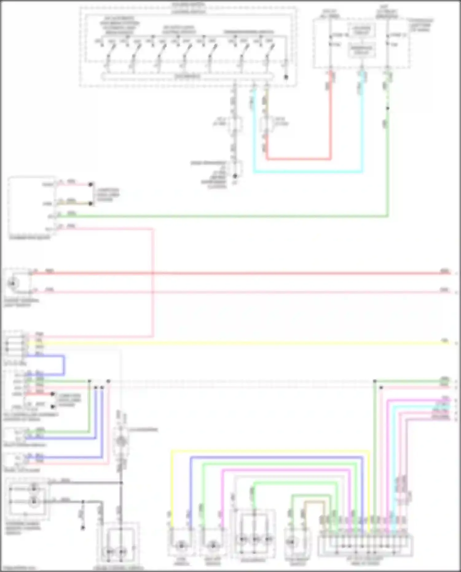 Eclipse Cross Mitsubishi I (2017-2022): Instrument illumination circuit (1 of 2)