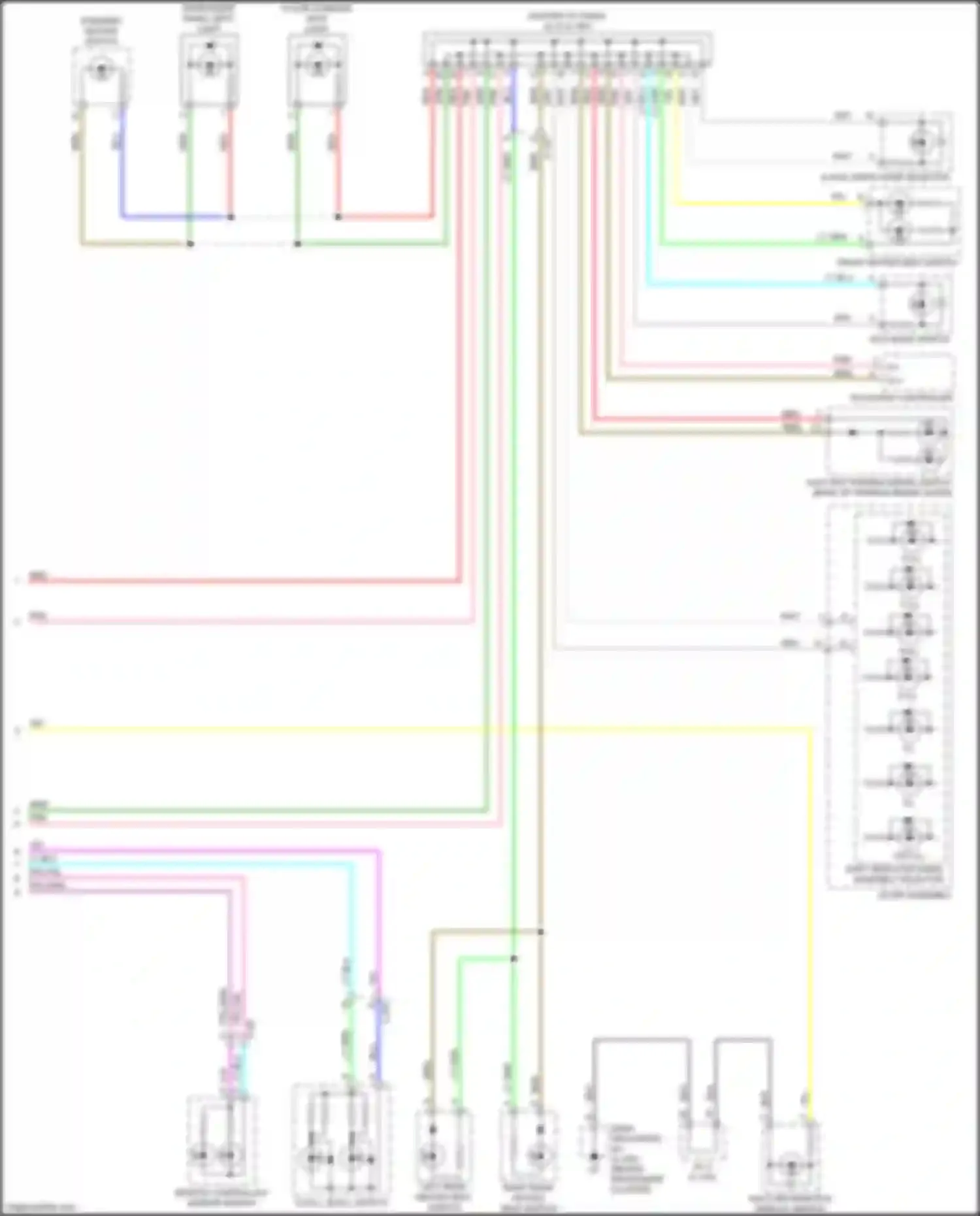 Eclipse Cross Mitsubishi I (2017-2022): Instrument illumination circuit (2 of 2)