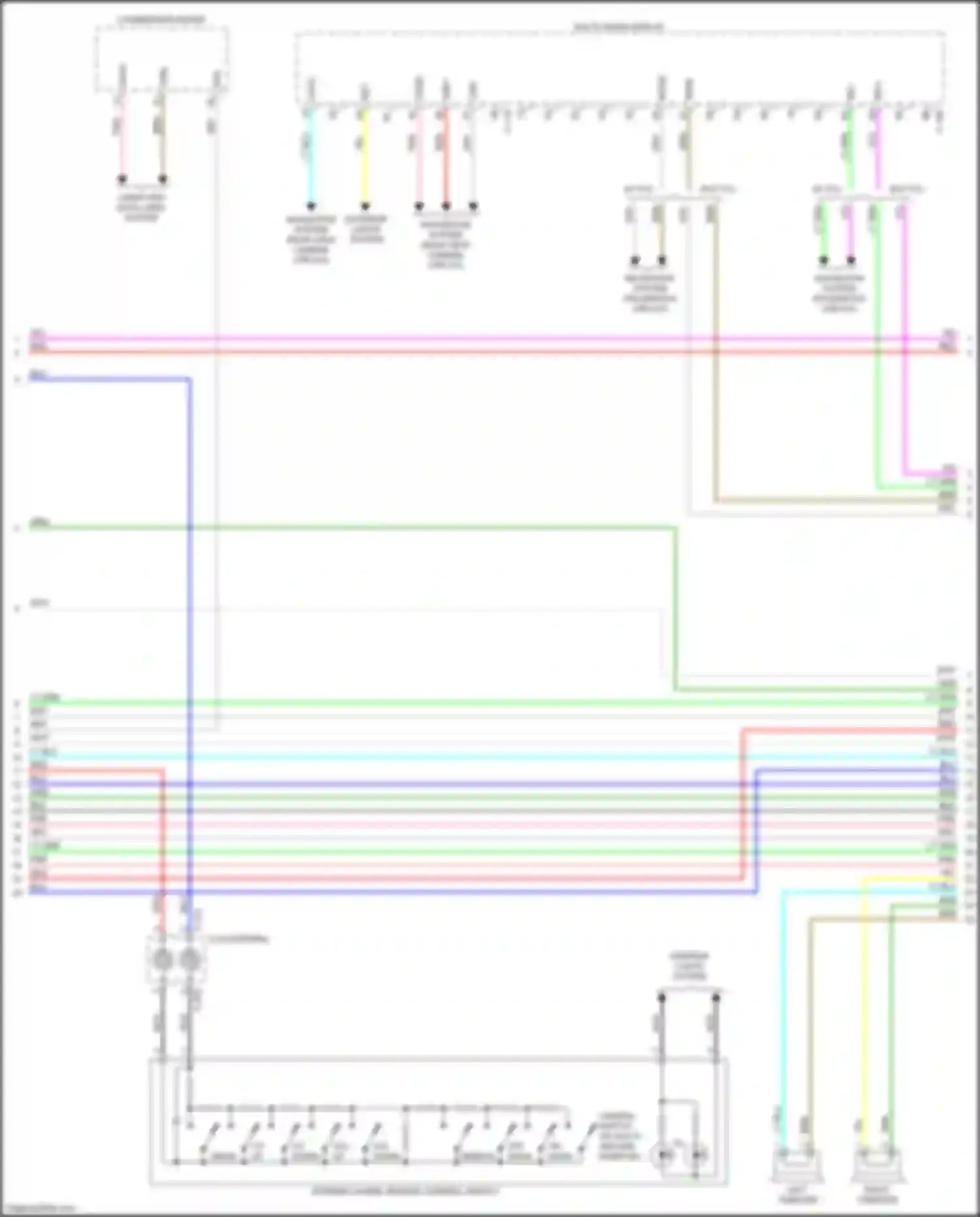 Eclipse Cross Mitsubishi I (2017-2022): Radio circuit, w/ multi-communication system w/ amplifier (2 of 3)
