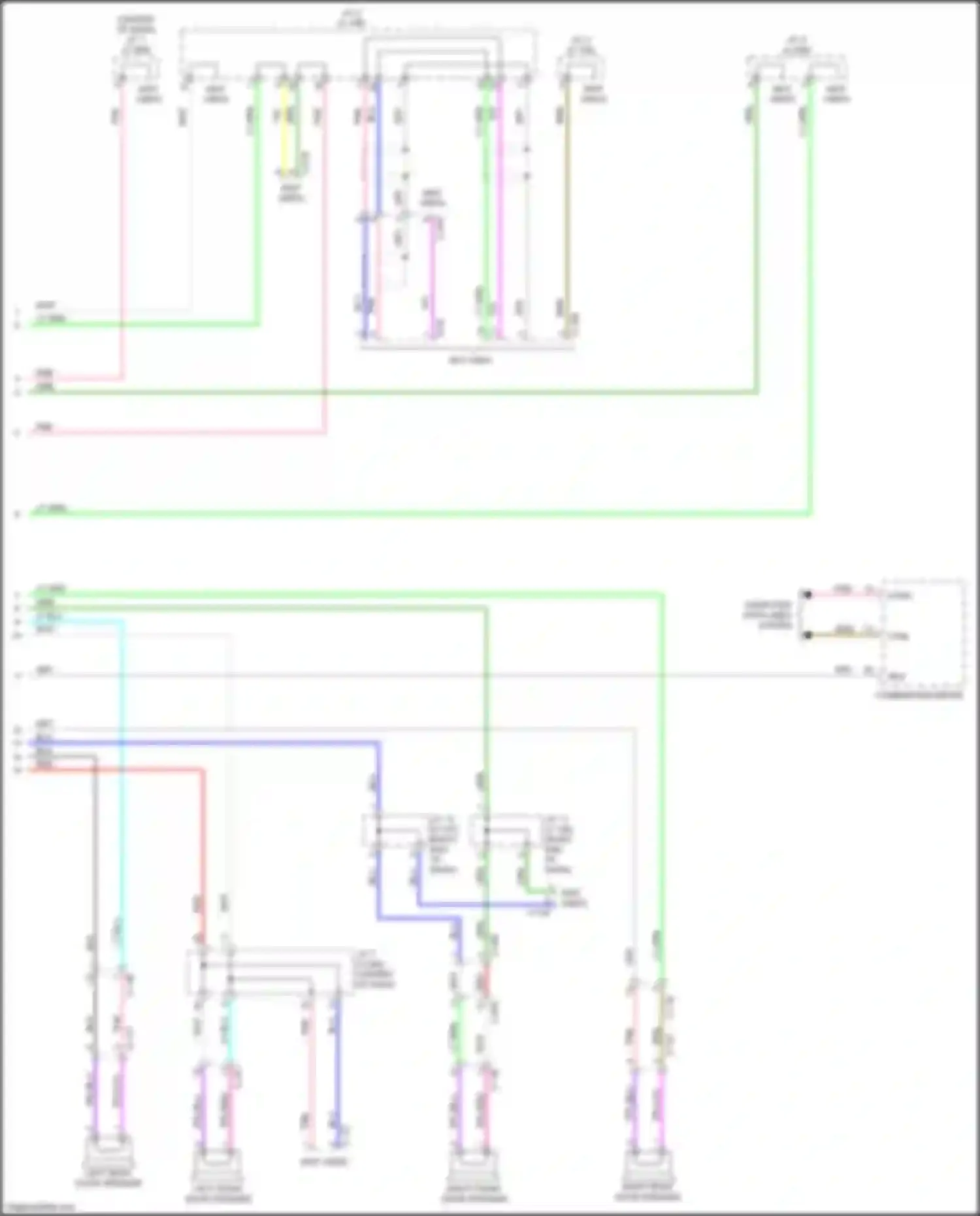 Eclipse Cross Mitsubishi I (2017-2022): Radio circuit, w/o multi-communication system (2 of 2)