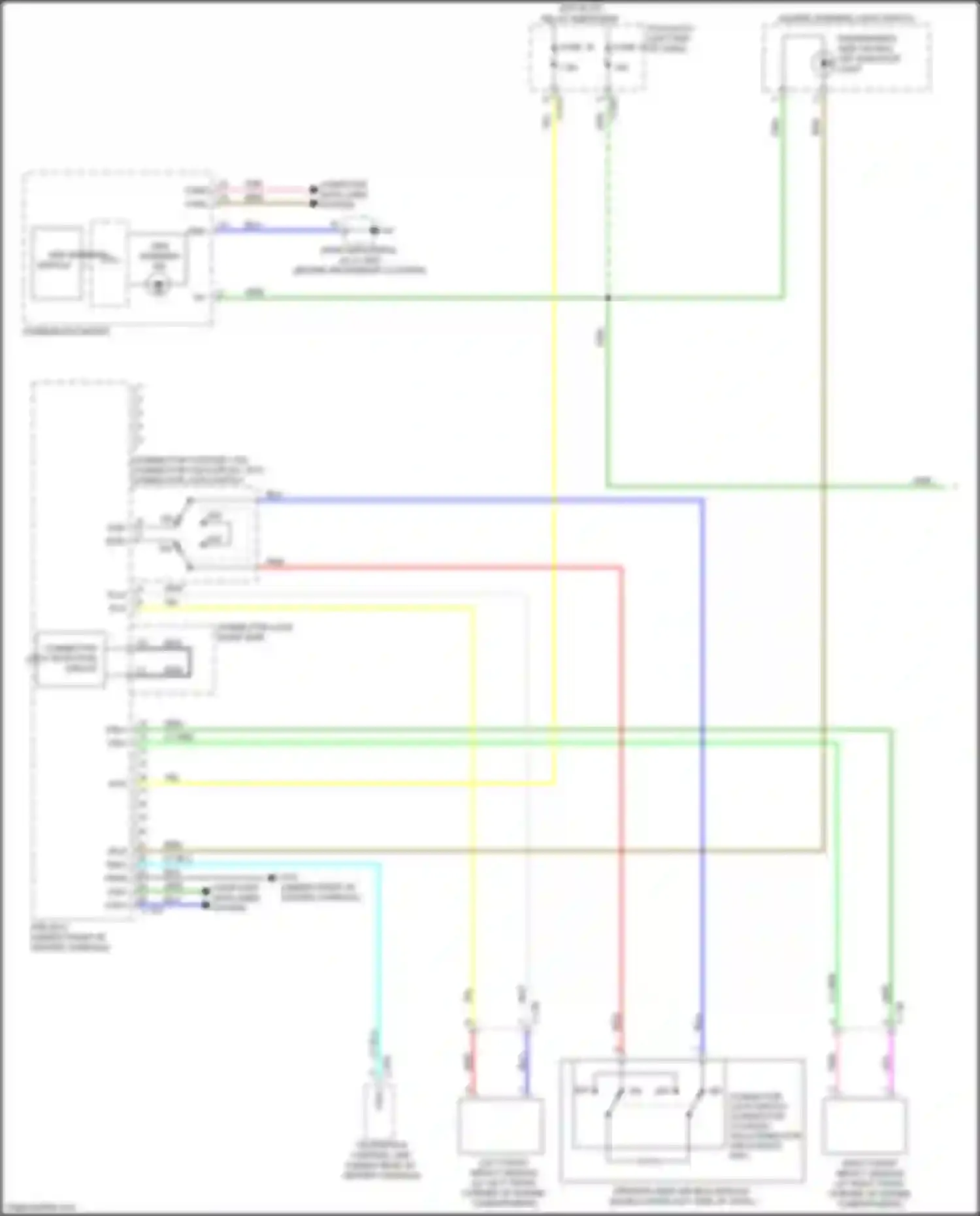 Eclipse Cross Mitsubishi I (2017-2022): Supplemental restraints circuit (1 of 5)