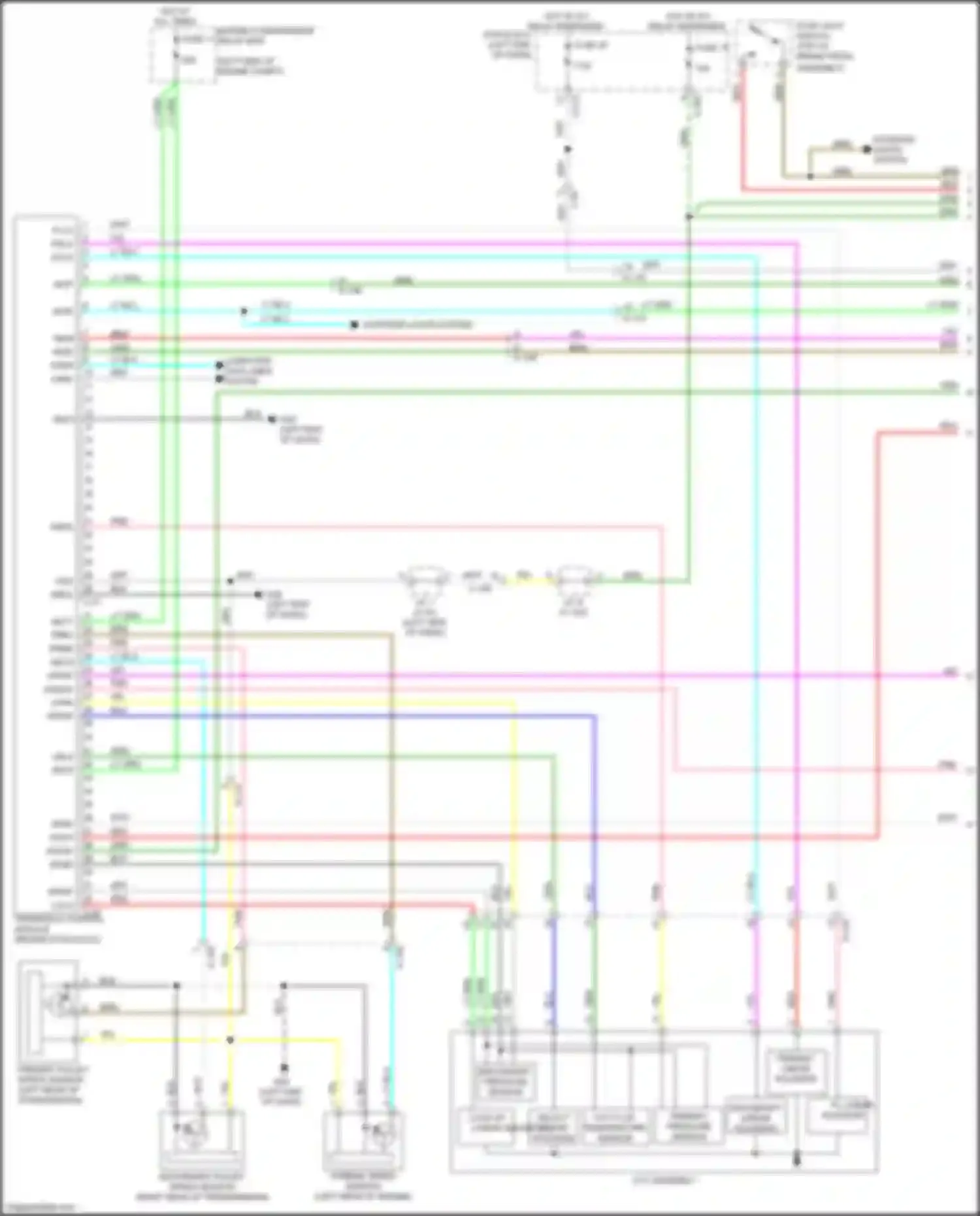 Eclipse Cross Mitsubishi I (2017-2022): A/t circuit (1 of 2)
