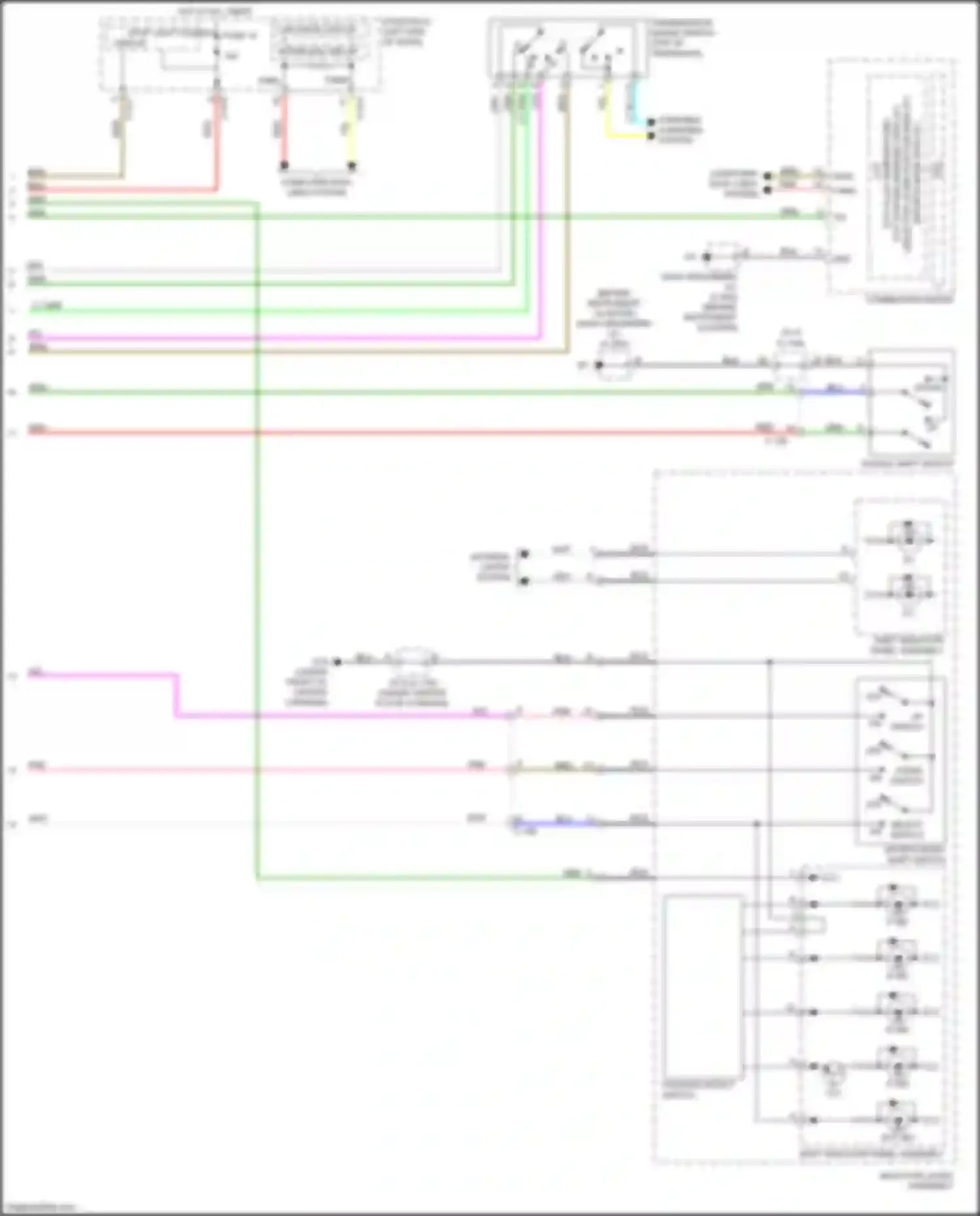 Eclipse Cross Mitsubishi I (2017-2022): A/t circuit (2 of 2)