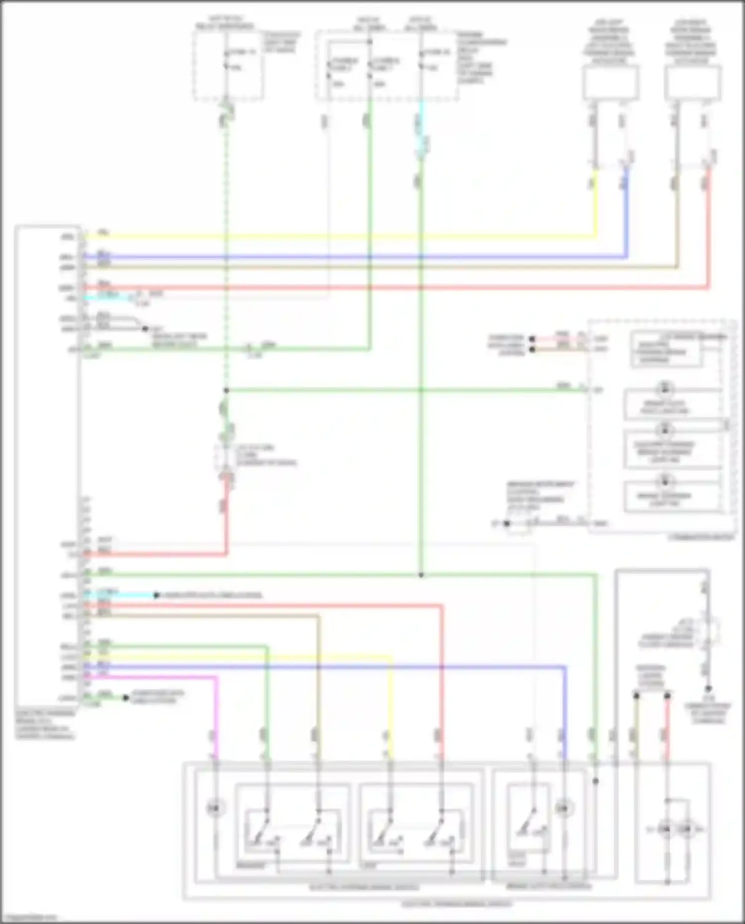 Wiring diagram c-227 for Mitsubishi Eclipse Cross I (2017-2022) (1 of 1)