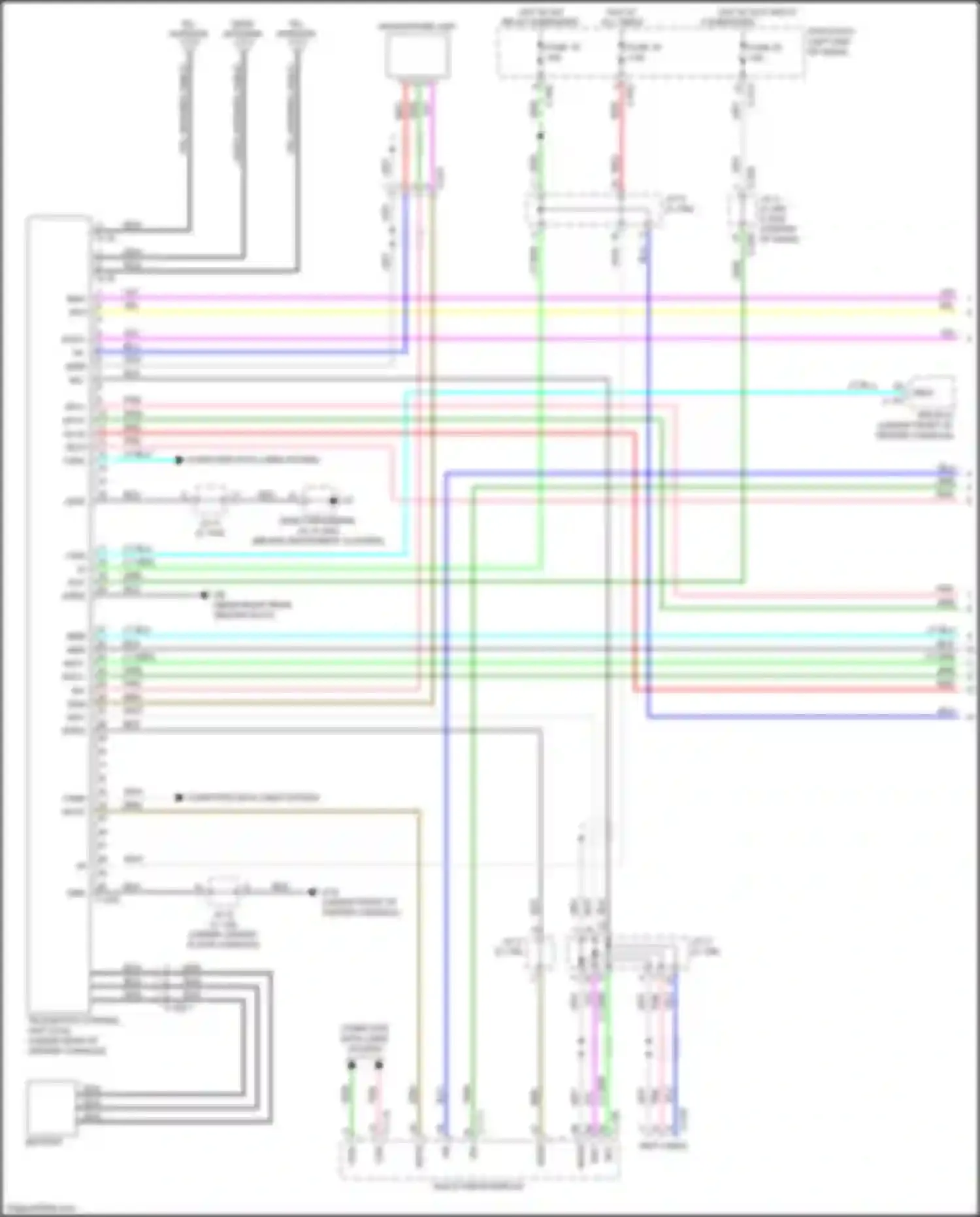 Wiring diagram c-252-1 for Mitsubishi Eclipse Cross I (2017-2022) (1 of 1)