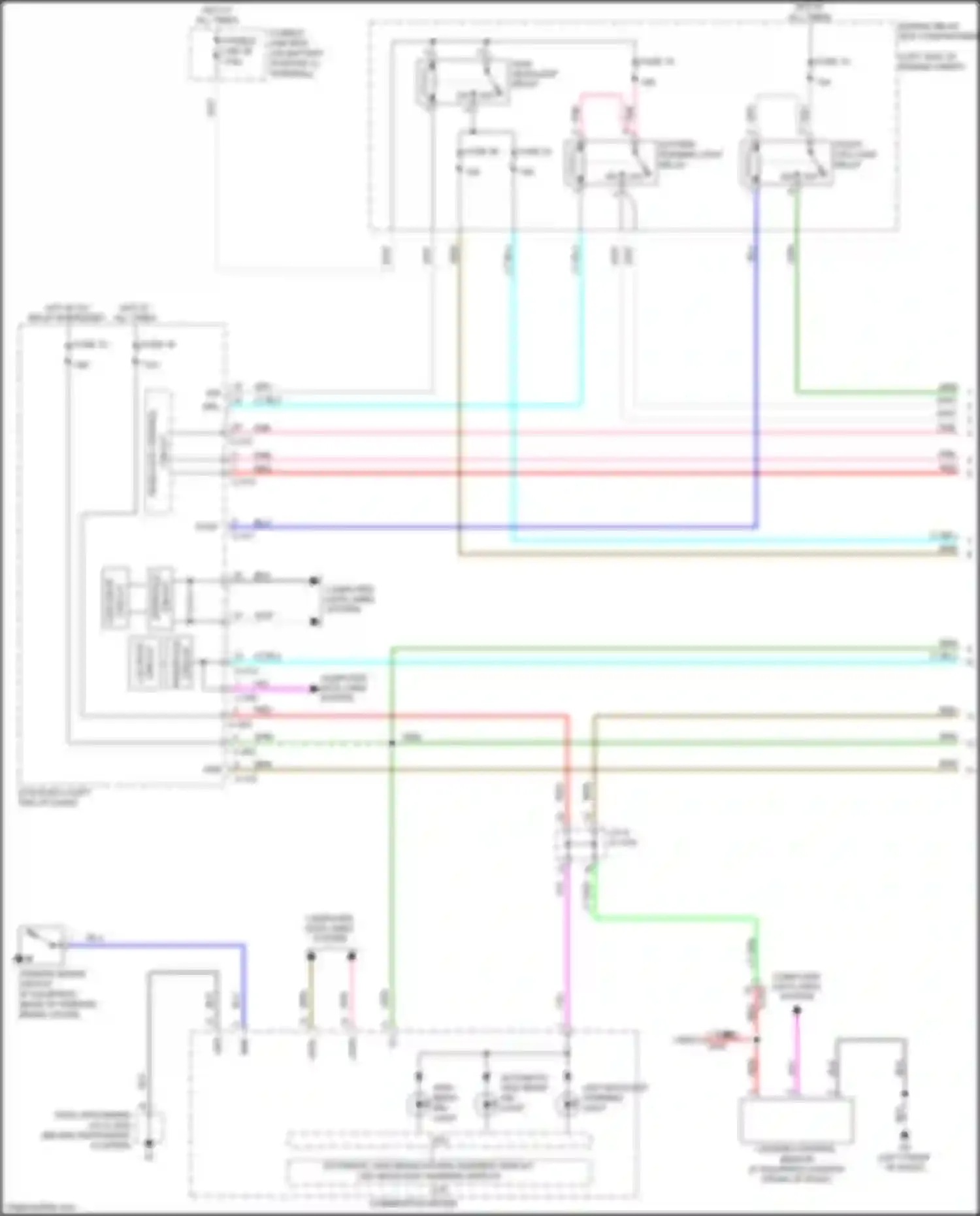 Wiring diagram c-413 for Mitsubishi Eclipse Cross I (2017-2022) (4 of 6)
