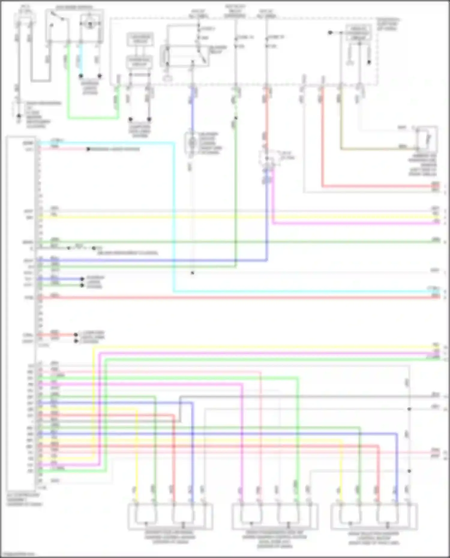 Wiring diagram canh c-214 for Mitsubishi Eclipse Cross I (2017-2022) (1 of 1)