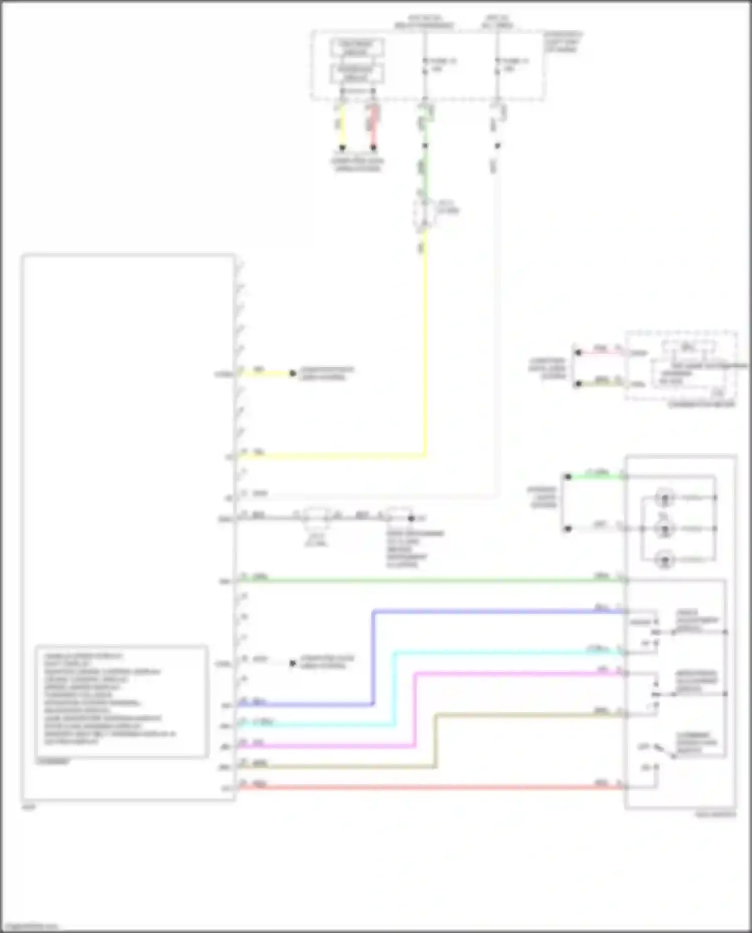 Wiring diagram computer data lines system for Mitsubishi Eclipse Cross I (2017-2022) (25 of 68)