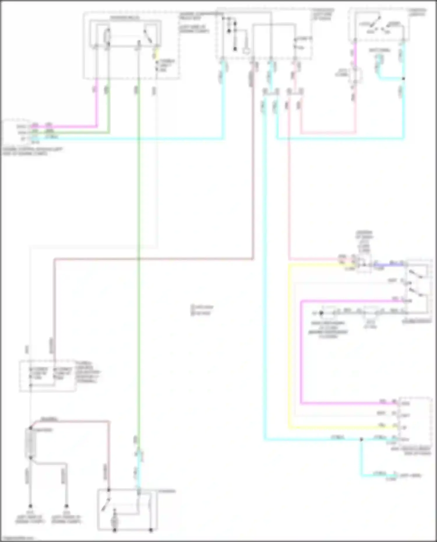 Wiring diagram etacs-ecu for Mitsubishi Eclipse Cross I (2017-2022) (8 of 57)