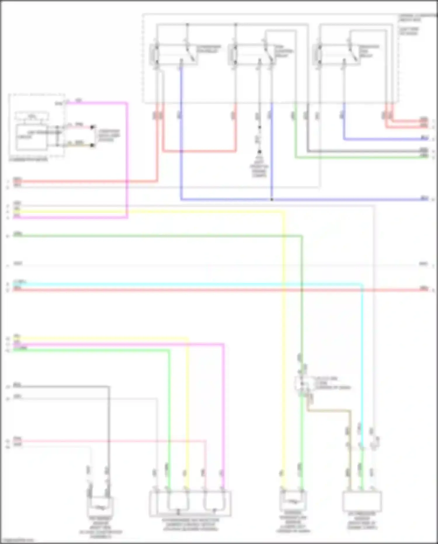 Wiring diagram fin thermo sensor for Mitsubishi Eclipse Cross I (2017-2022) (1 of 1)