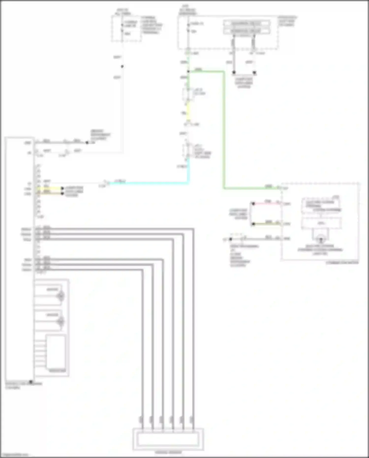 Wiring diagram fusible link 38 for Mitsubishi Eclipse Cross I (2017-2022) (2 of 3)