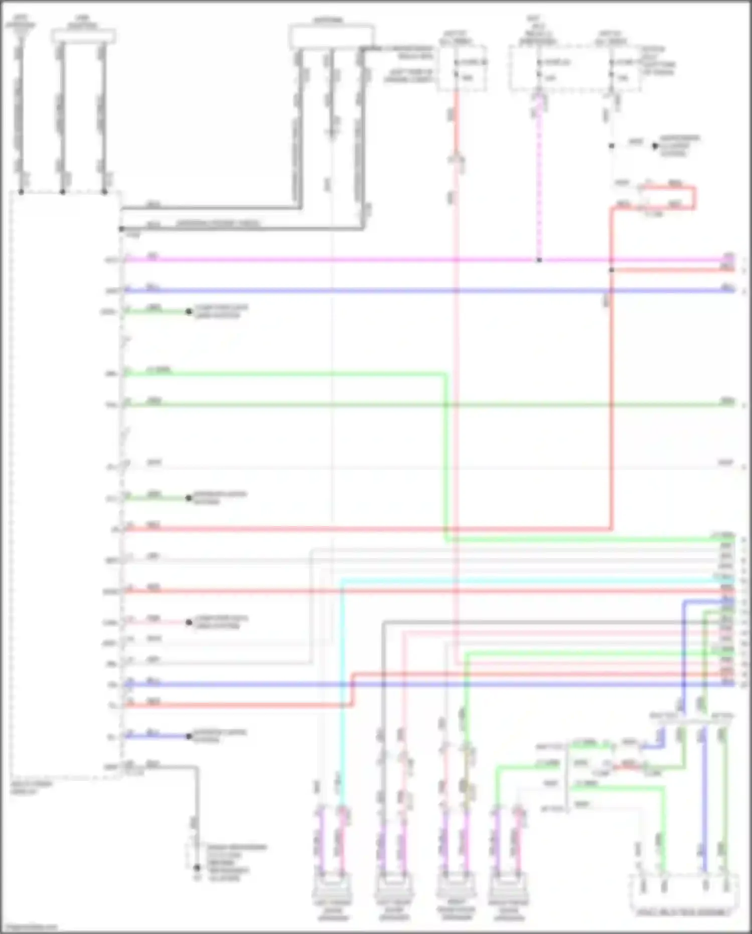 Wiring diagram h-01 for Mitsubishi Eclipse Cross I (2017-2022) (1 of 5)