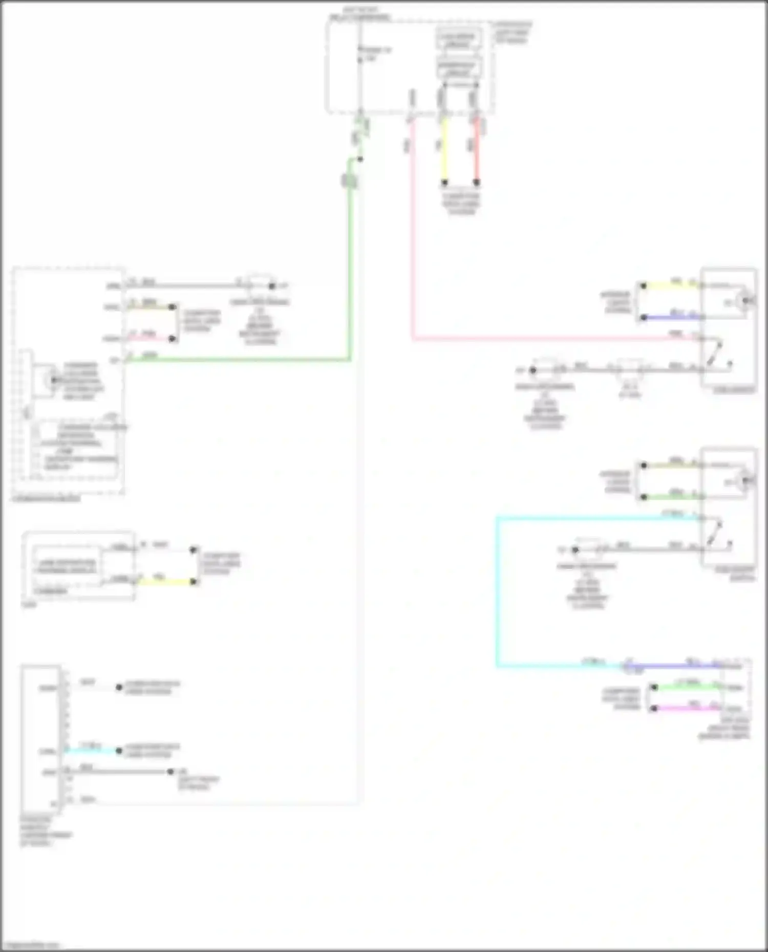 Wiring diagram interface circuit for Mitsubishi Eclipse Cross I (2017-2022) (9 of 23)