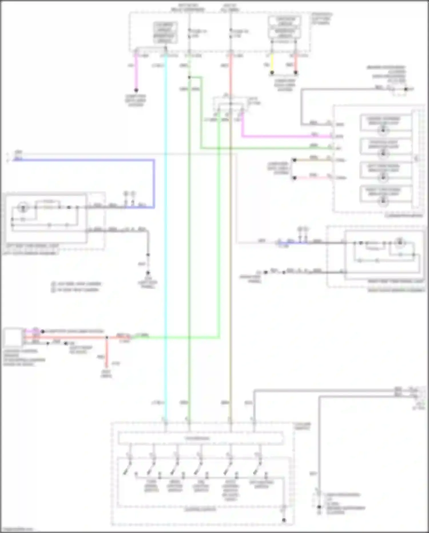 Wiring diagram red for Mitsubishi Eclipse Cross I (2017-2022) (53 of 85)