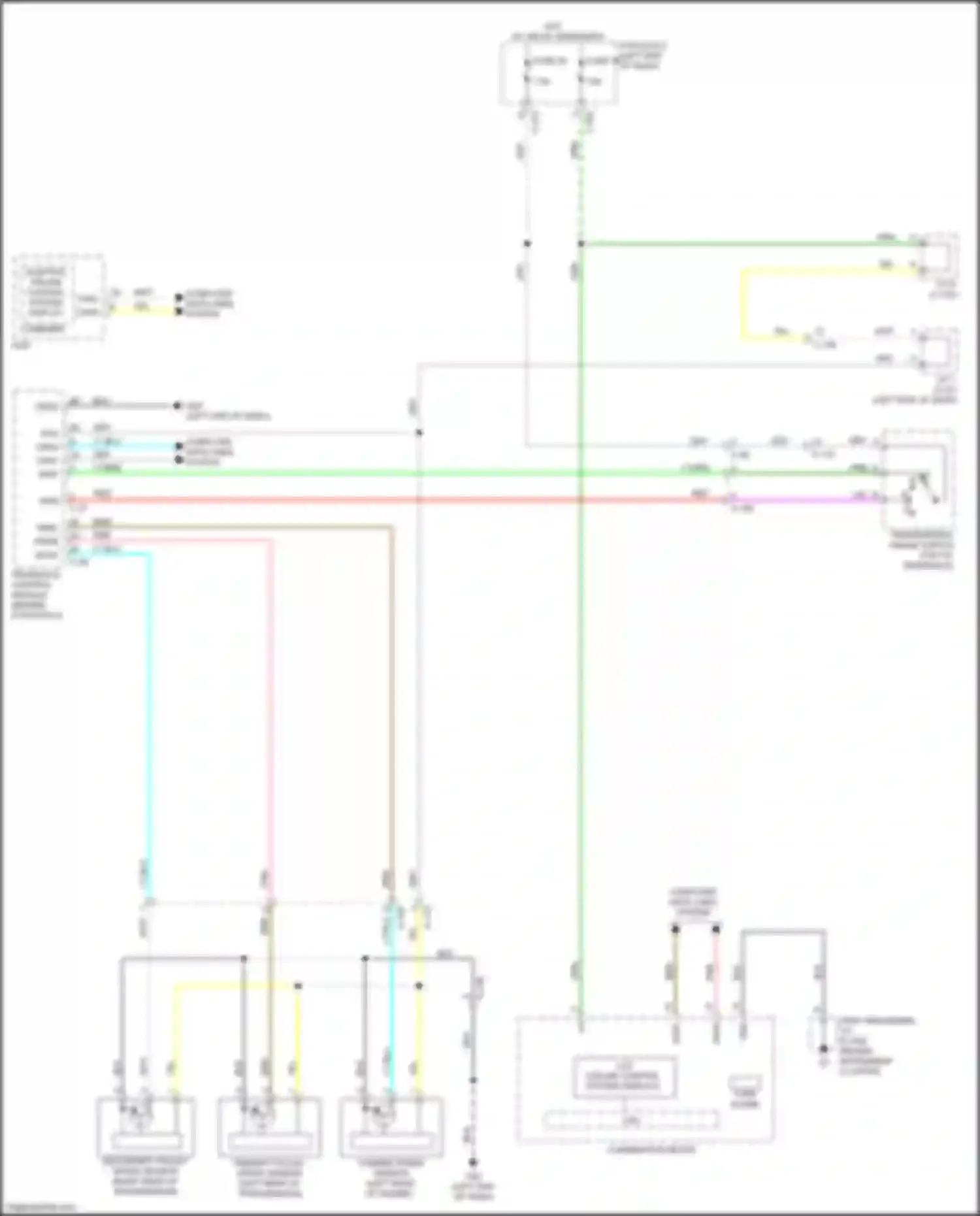 Wiring diagram tone alarm for Mitsubishi Eclipse Cross I (2017-2022) (3 of 7)