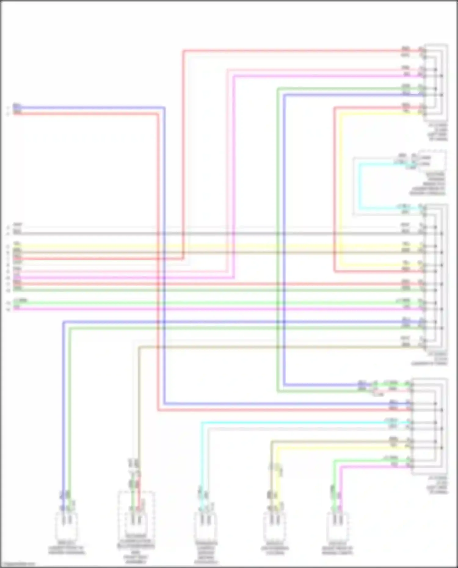Wiring diagram transaxle control module for Mitsubishi Eclipse Cross I (2017-2022) (3 of 6)