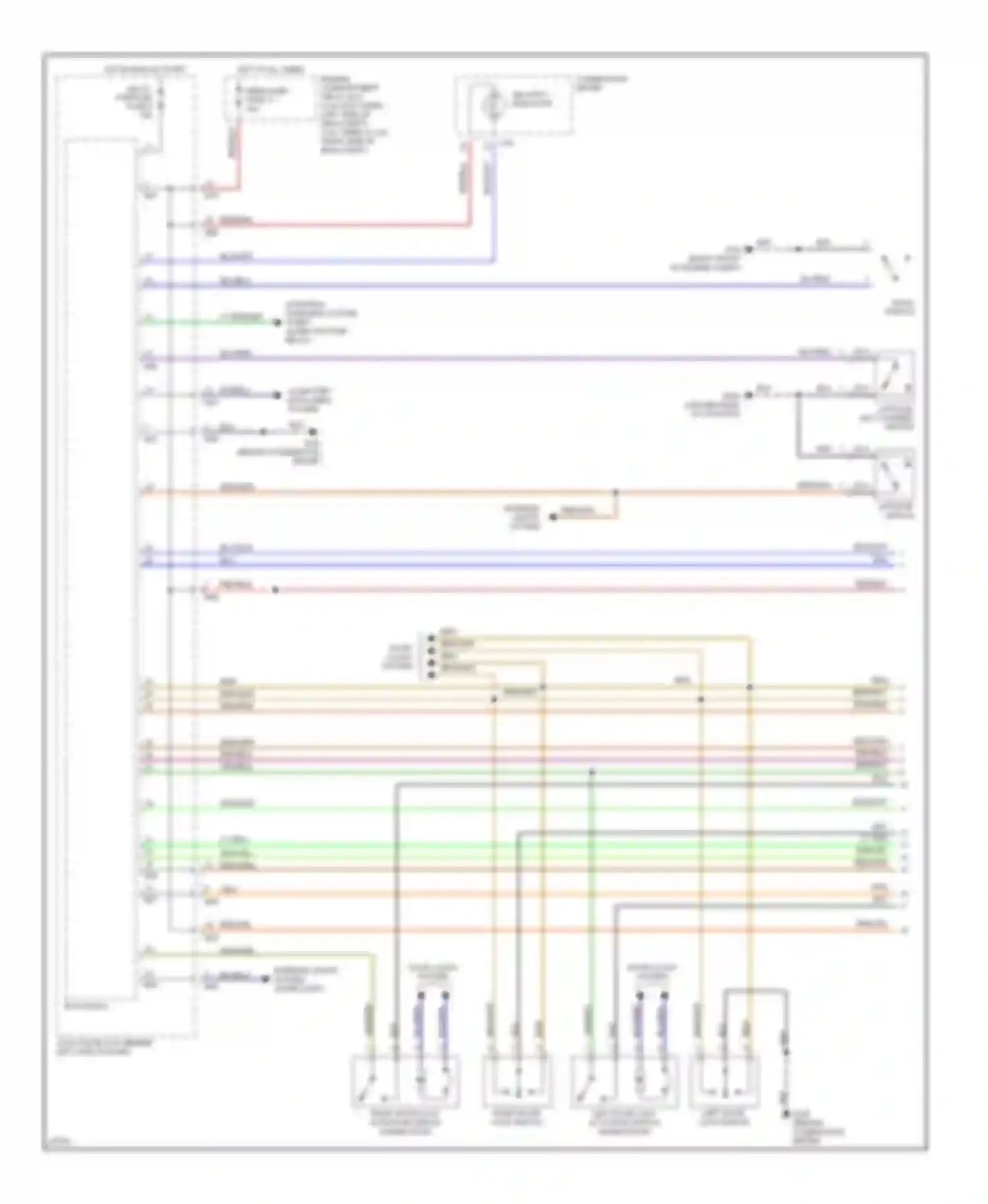Eclipse Mitsubishi II (1994-1999): Anti-theft circuit (1 of 2)