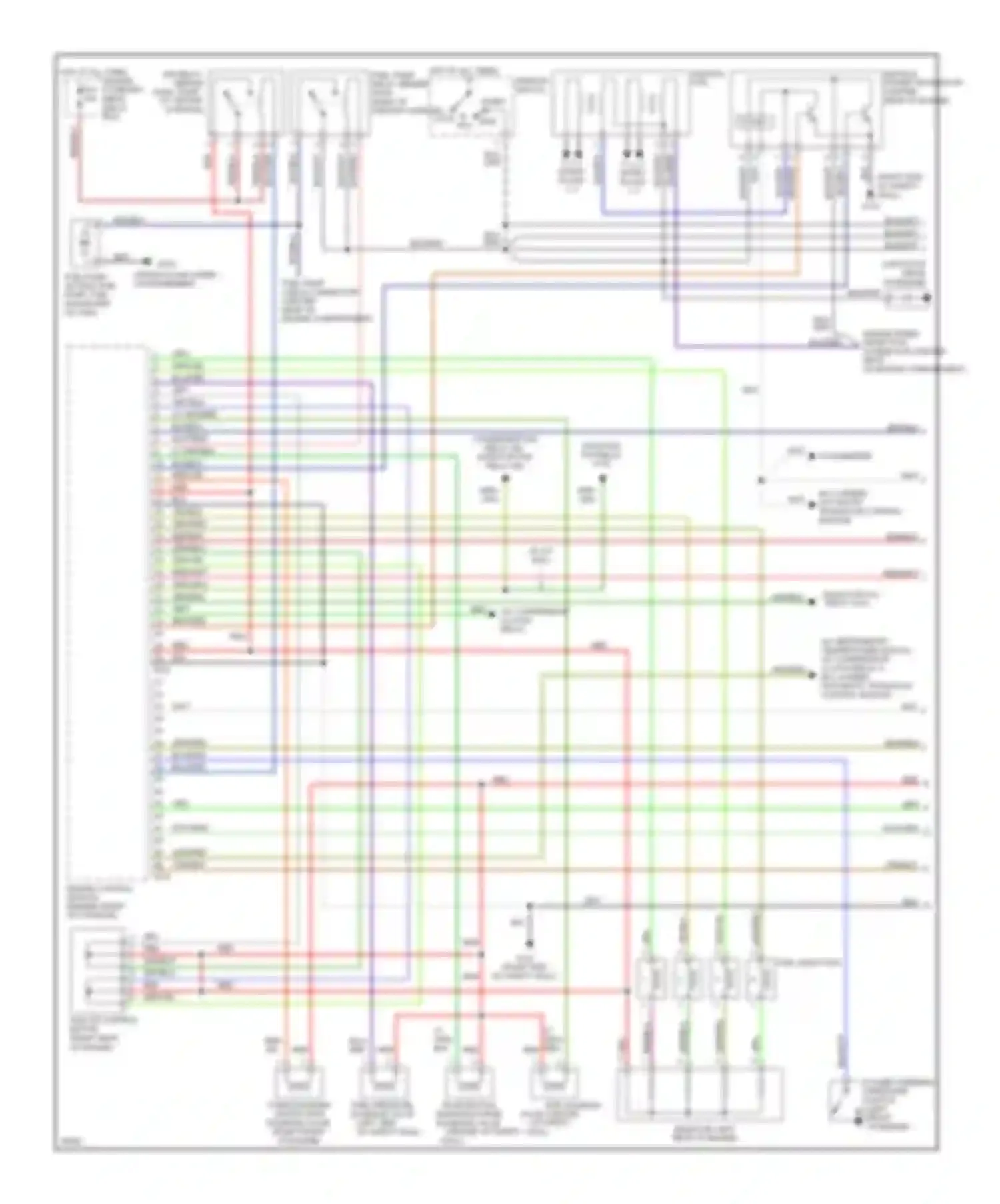 Eclipse Mitsubishi II (1994-1999): Wiring diagram engine performance 2.0l turbos (1 of 2)