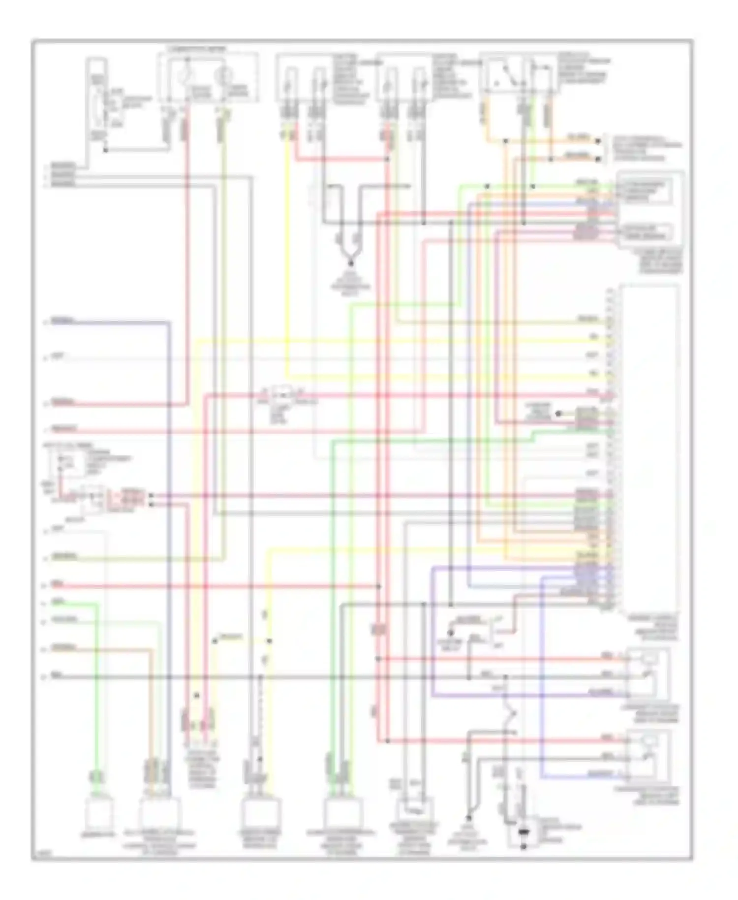 Eclipse Mitsubishi II (1994-1999): Wiring diagram engine performance 2.0l turbos (2 of 2)