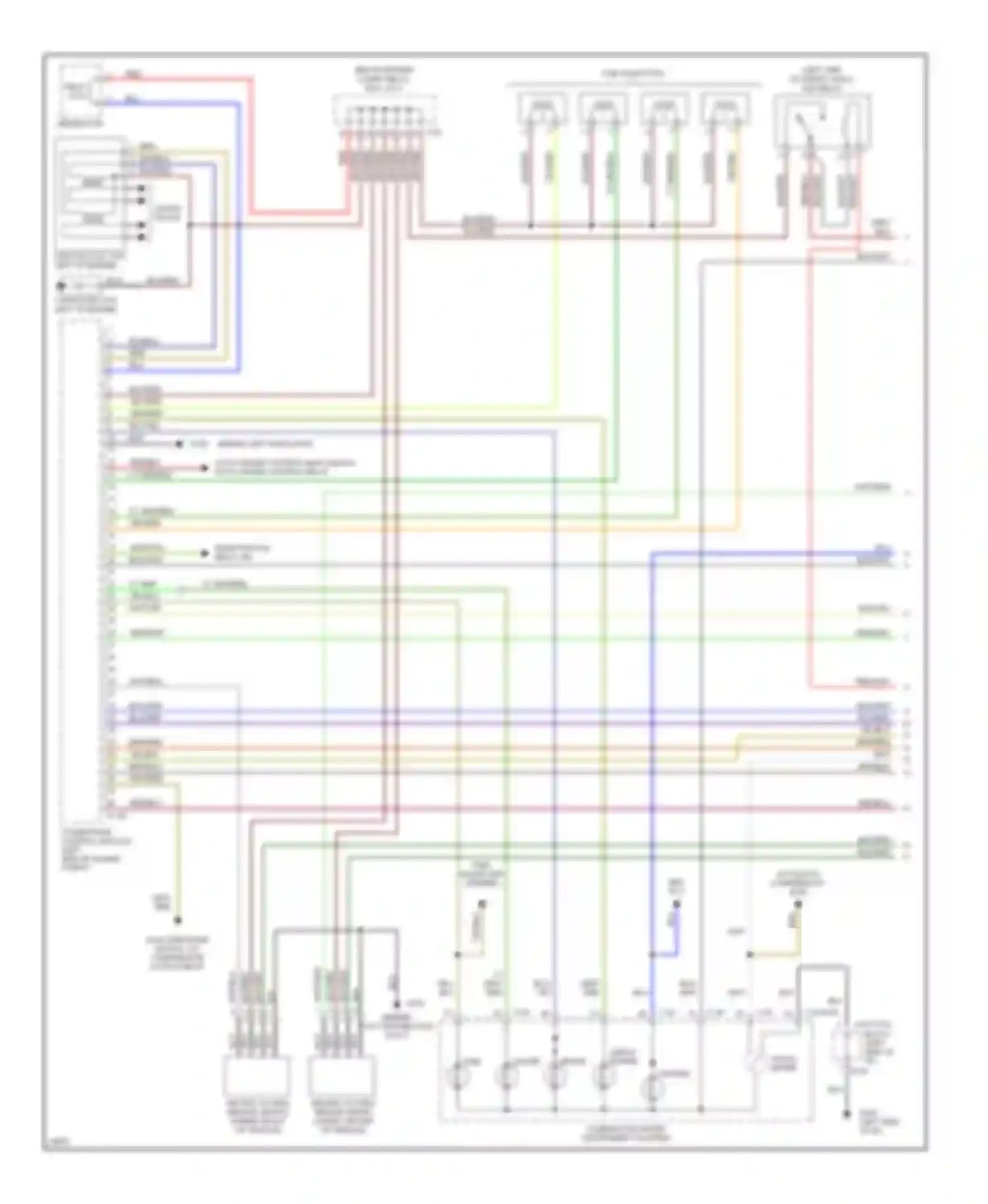 Eclipse Mitsubishi II (1994-1999): Wiring diagram engine performance 2.0ls (1 of 3)