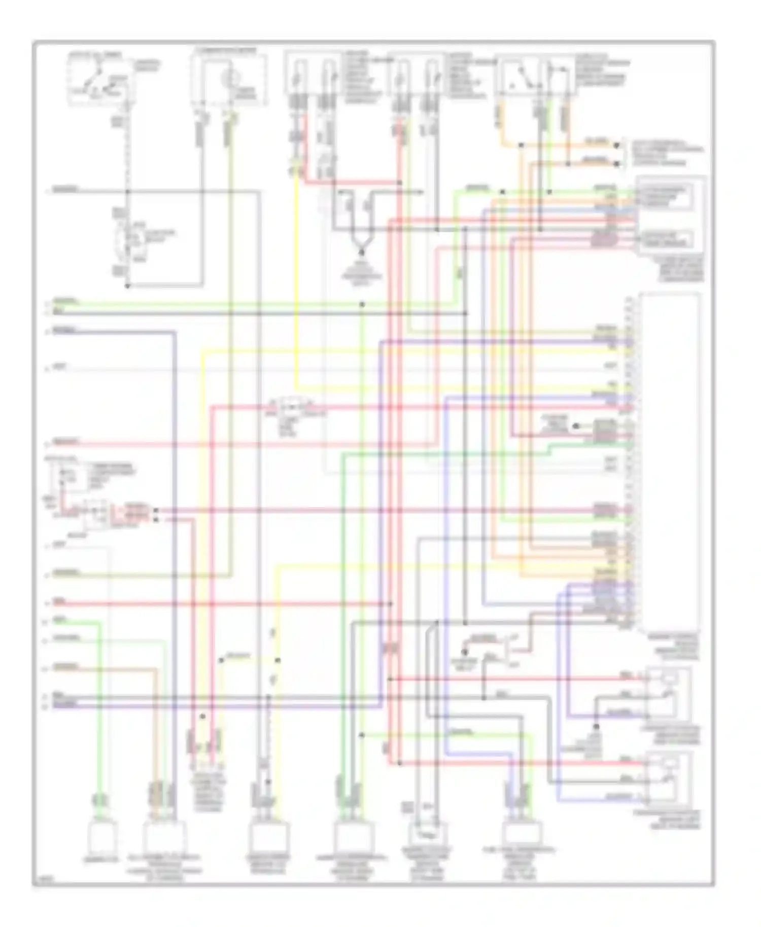 Eclipse Mitsubishi II (1994-1999): Wiring diagram engine performance 2.4ls (2 of 2)