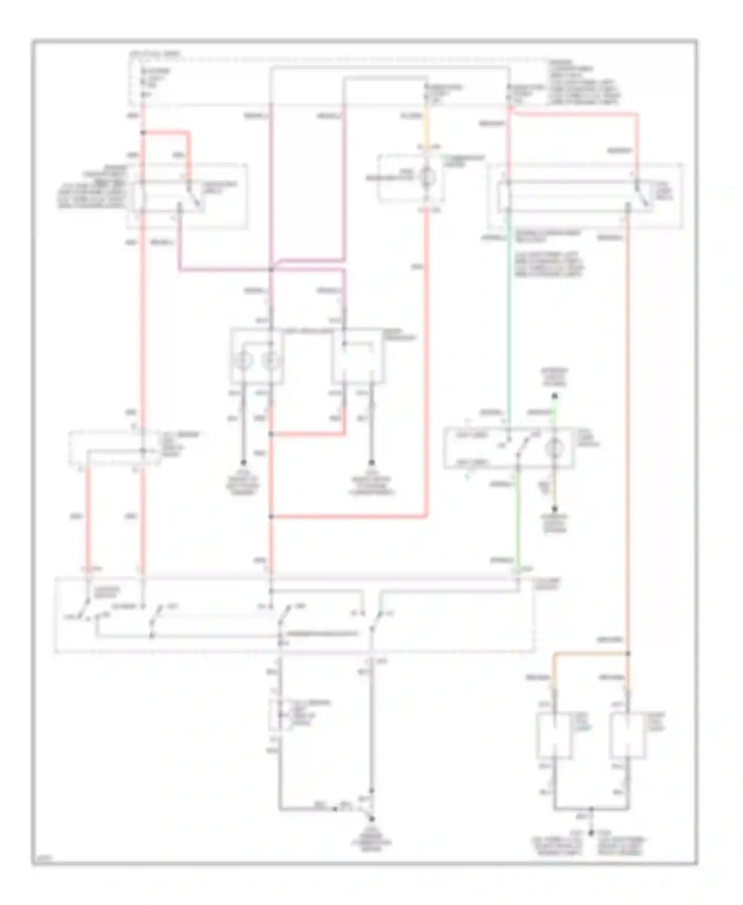 Eclipse Mitsubishi II (1994-1999): Headlight circuit