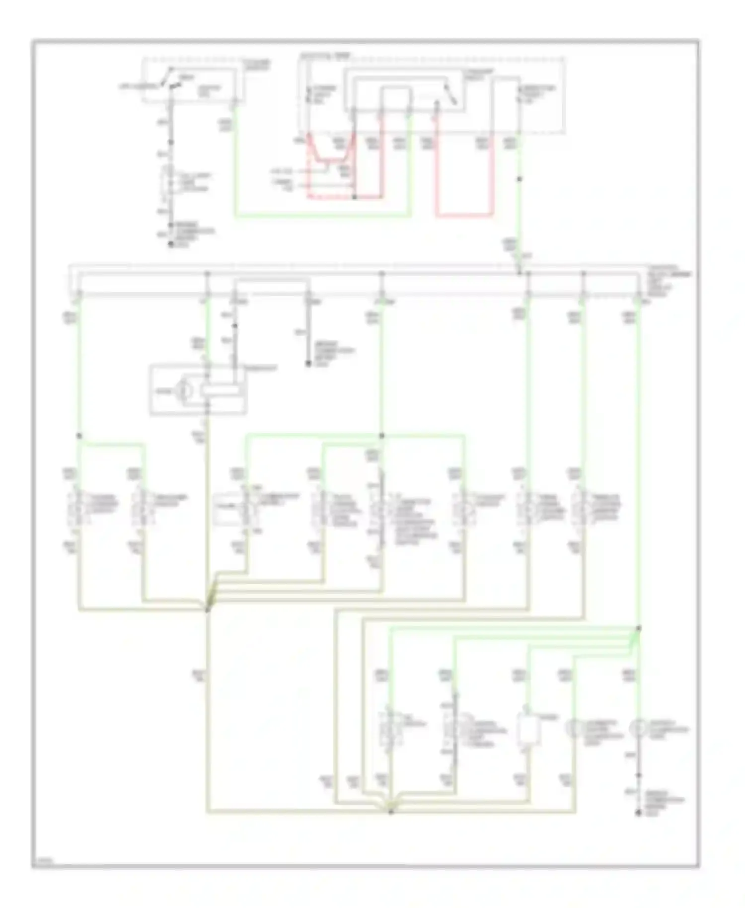 Eclipse Mitsubishi II (1994-1999): Instrument illumination circuit
