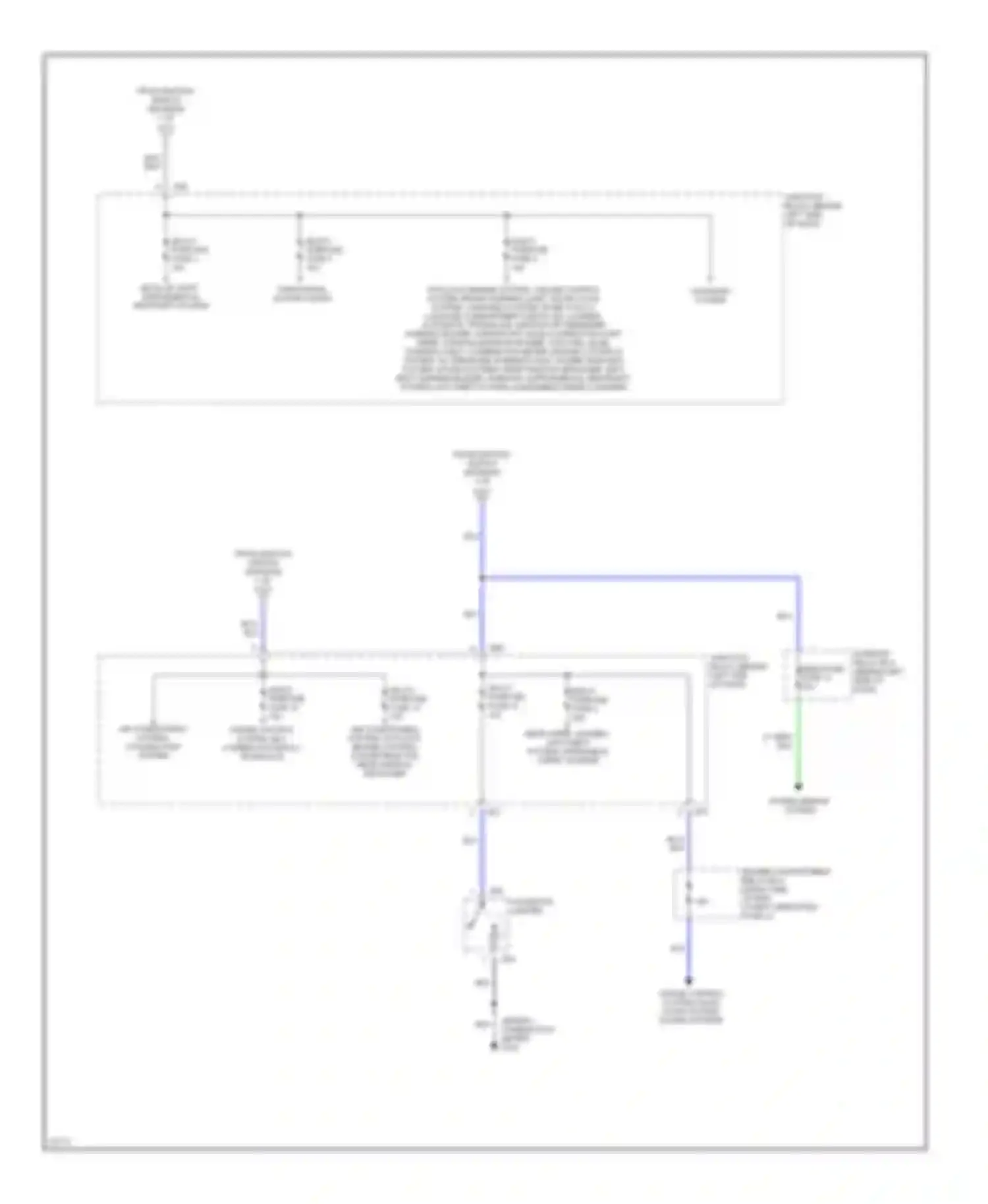 Eclipse Mitsubishi II (1994-1999): 2.0l turbo, power distribution circuit (2 of 2)