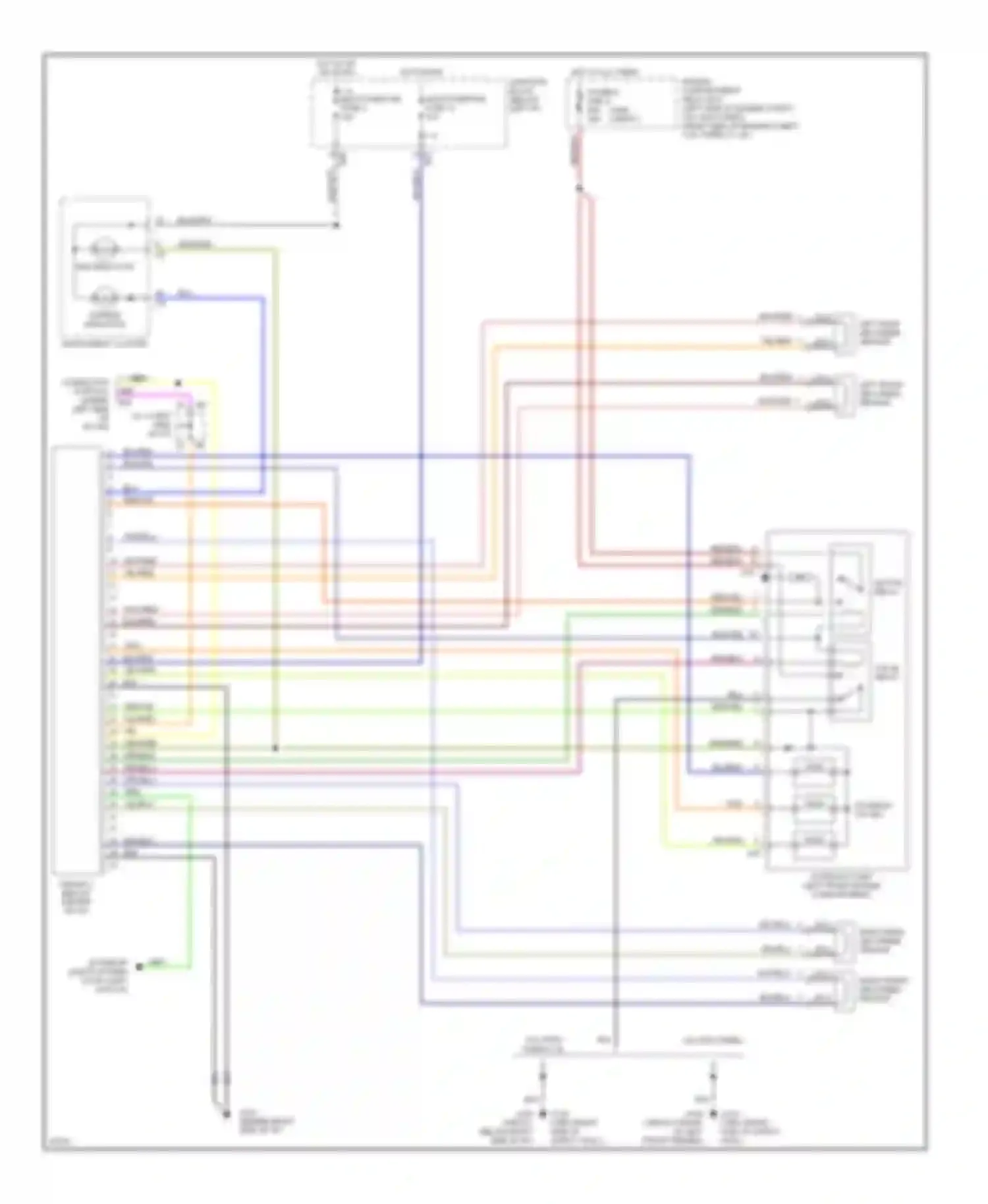 Wiring diagram 2.0l non-turbo for Mitsubishi Eclipse II (1994-1999) (1 of 8)