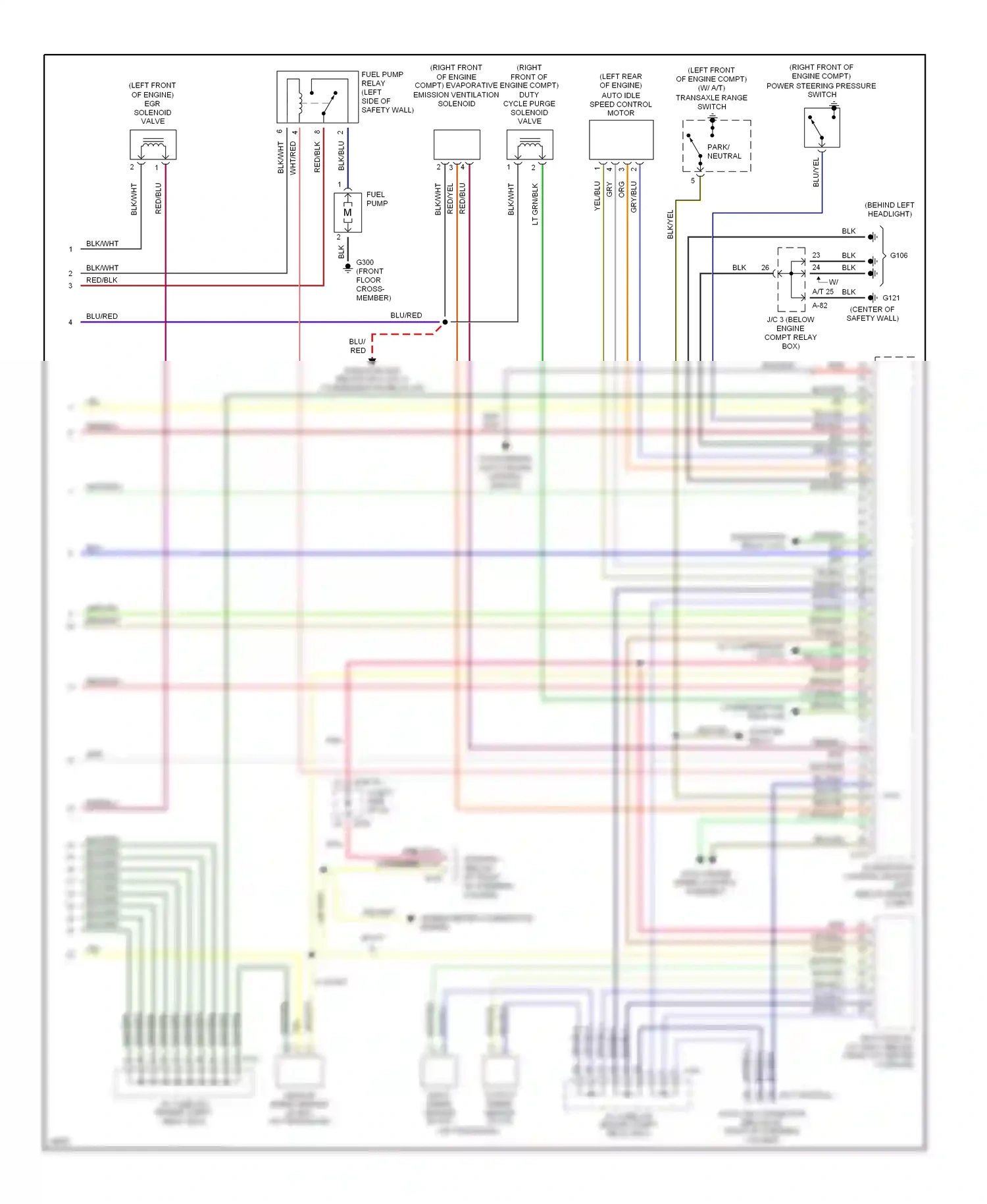 Mitsubishi Eclipse II (1994-1999) b-37 (partial) wiring diagram  (1 of 1)
