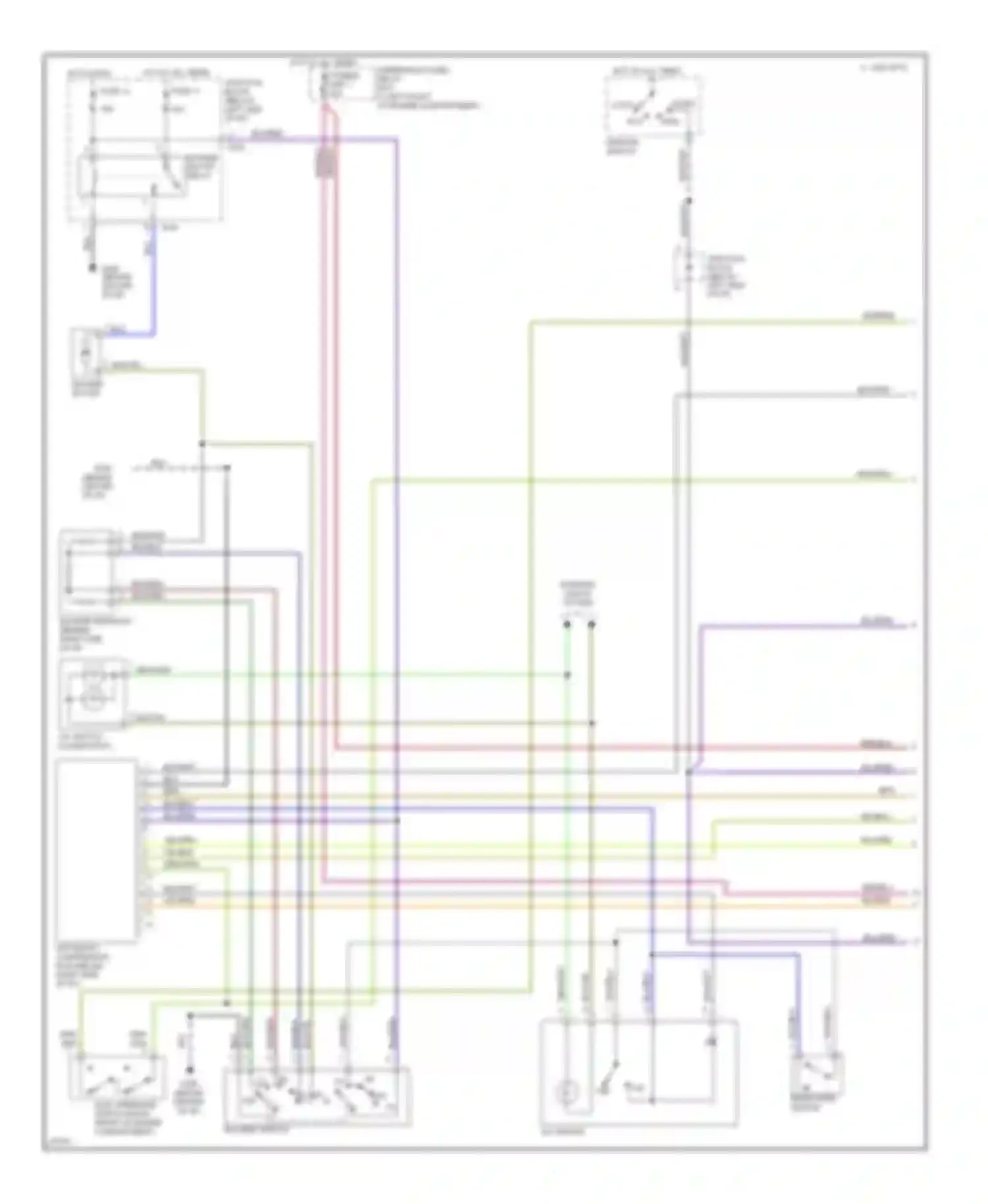 Wiring diagram blk/yel for Mitsubishi Eclipse II (1994-1999) (1 of 35)