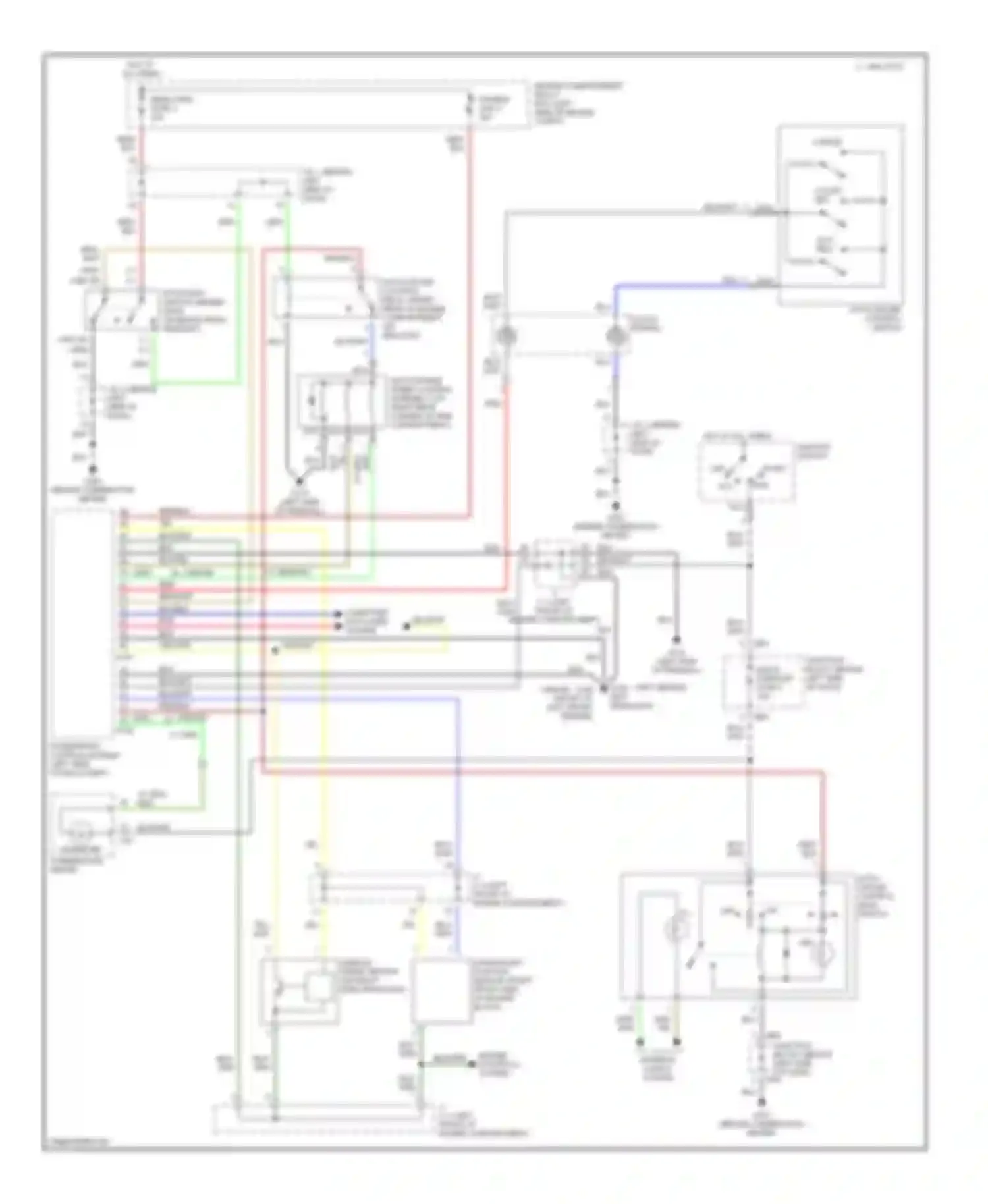 Wiring diagram computer data lines system for Mitsubishi Eclipse II (1994-1999) (2 of 6)