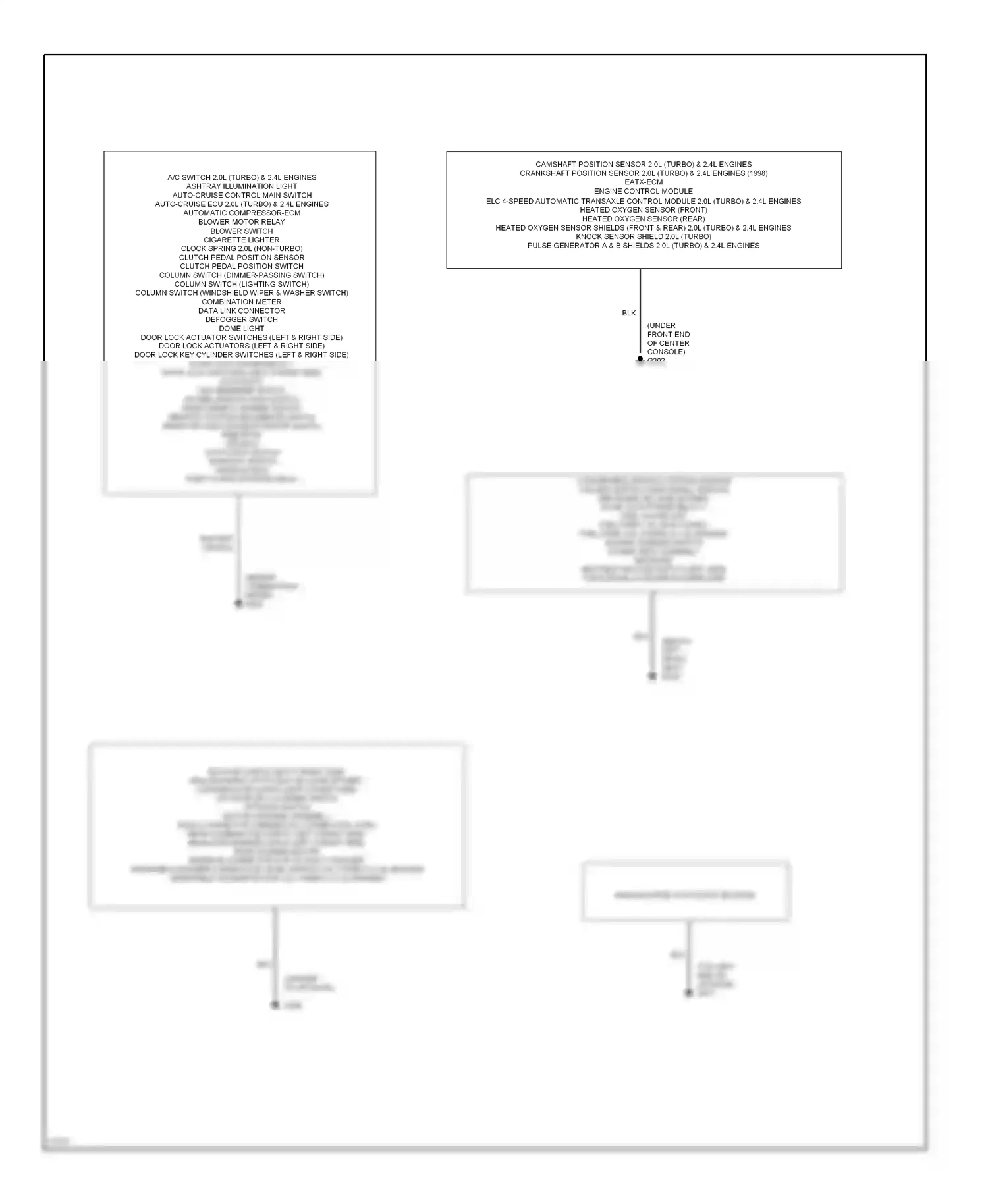 Mitsubishi Eclipse II (1994-1999) high-mounted stop light (eclipse) wiring diagram  (1 of 1)