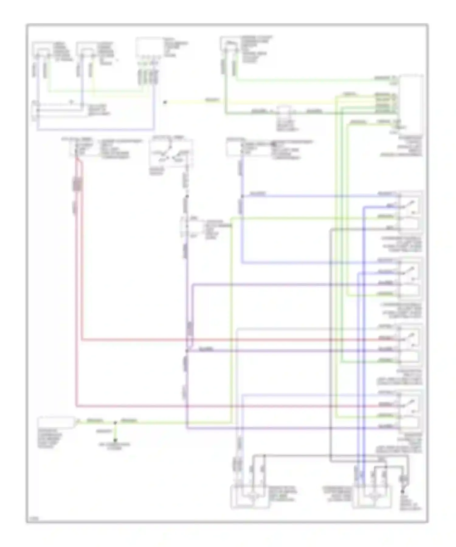 Wiring diagram ignition switch for Mitsubishi Eclipse II (1994-1999) (3 of 30)