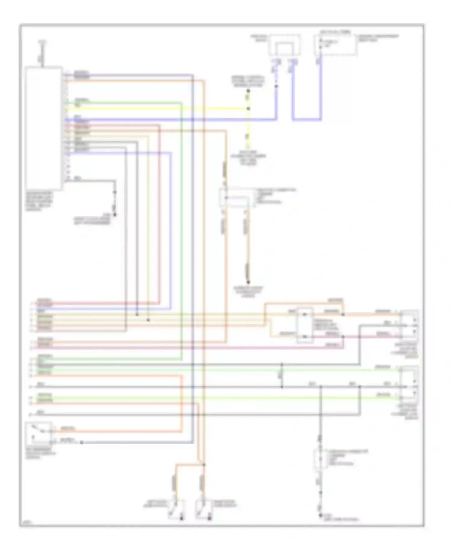 Wiring diagram left door jamb switch for Mitsubishi Eclipse II (1994-1999) (1 of 2)