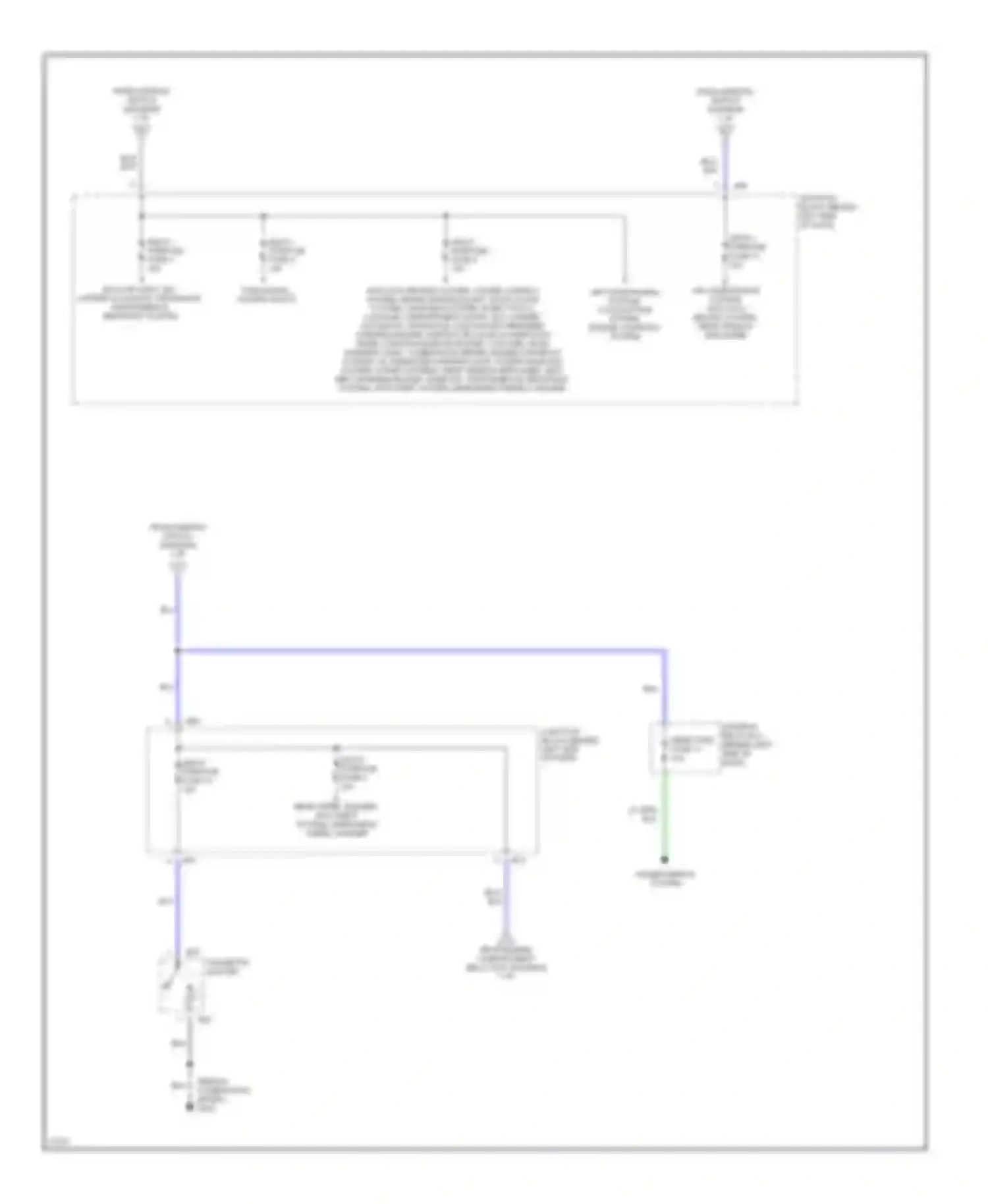 Wiring diagram rear wiper, washer, anti-theft system, windshield wiper, washer for Mitsubishi Eclipse II (1994-1999) (1 of 3)