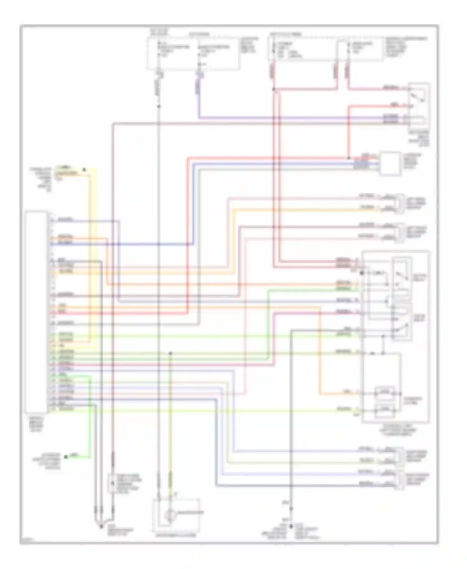 Wiring diagram red/yel for Mitsubishi Eclipse II (1994-1999) (1 of 22)