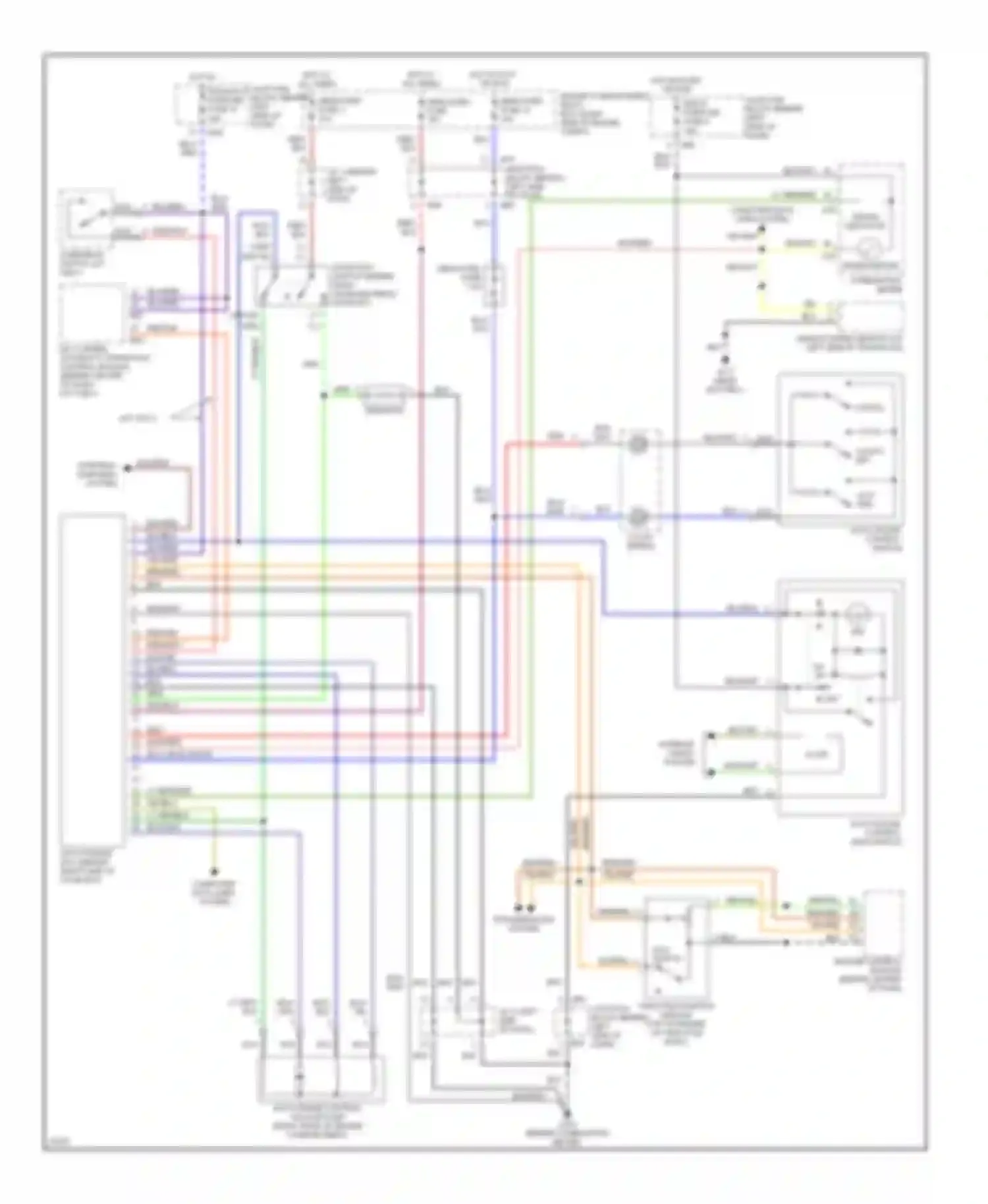 Wiring diagram transmissions system for Mitsubishi Eclipse II (1994-1999) (1 of 3)