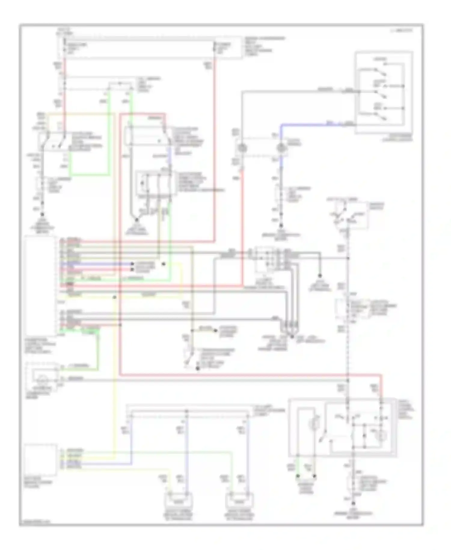 Wiring diagram yel for Mitsubishi Eclipse II (1994-1999) (13 of 53)