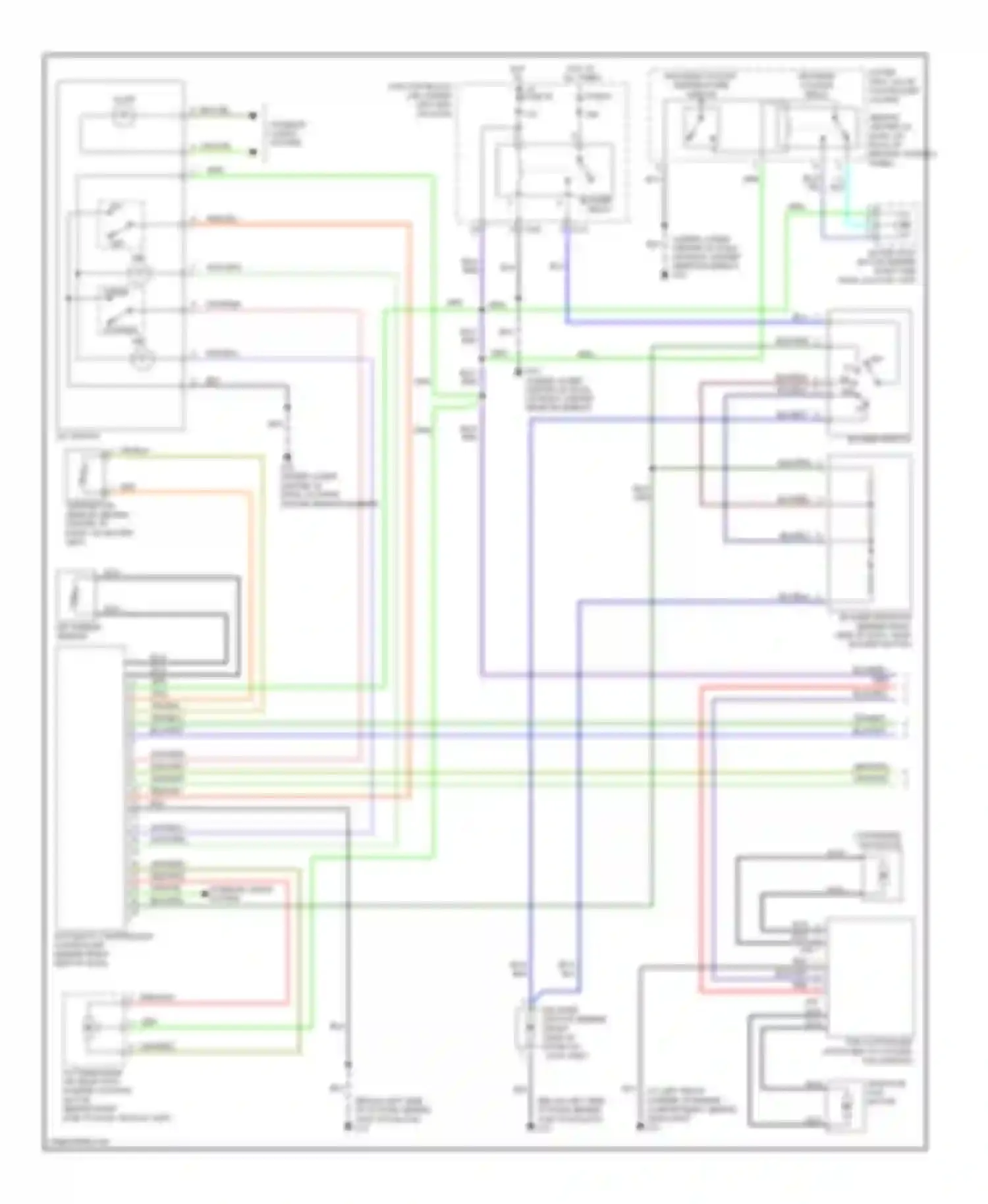 Eclipse Mitsubishi III (1999-2005): 2.4l, manual a/c circuit (1 of 2)